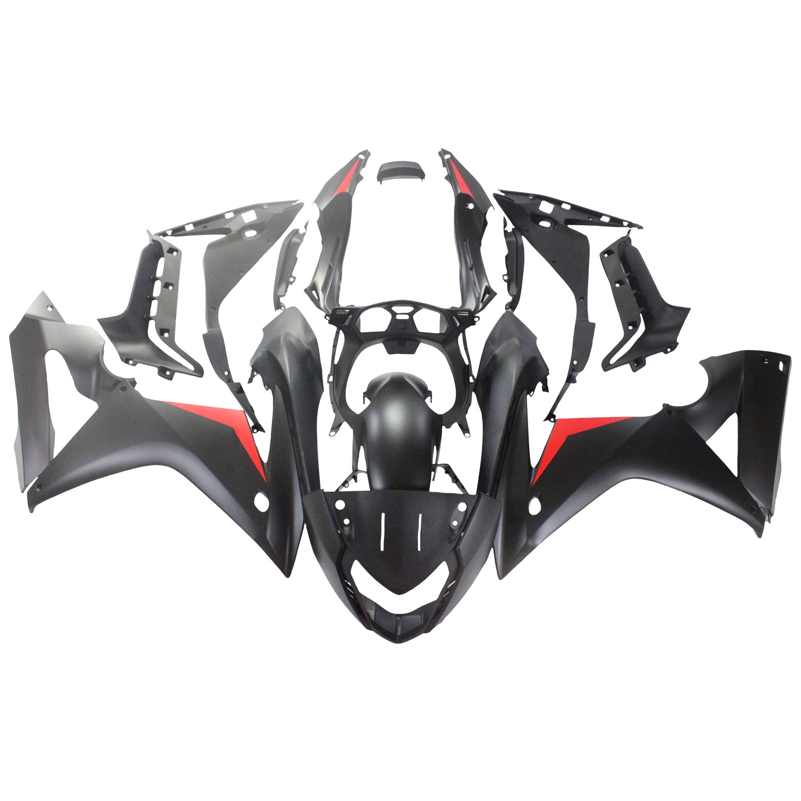 Amotopart 2017-2019 Honda CBR650F Black&Red Fairing Kit