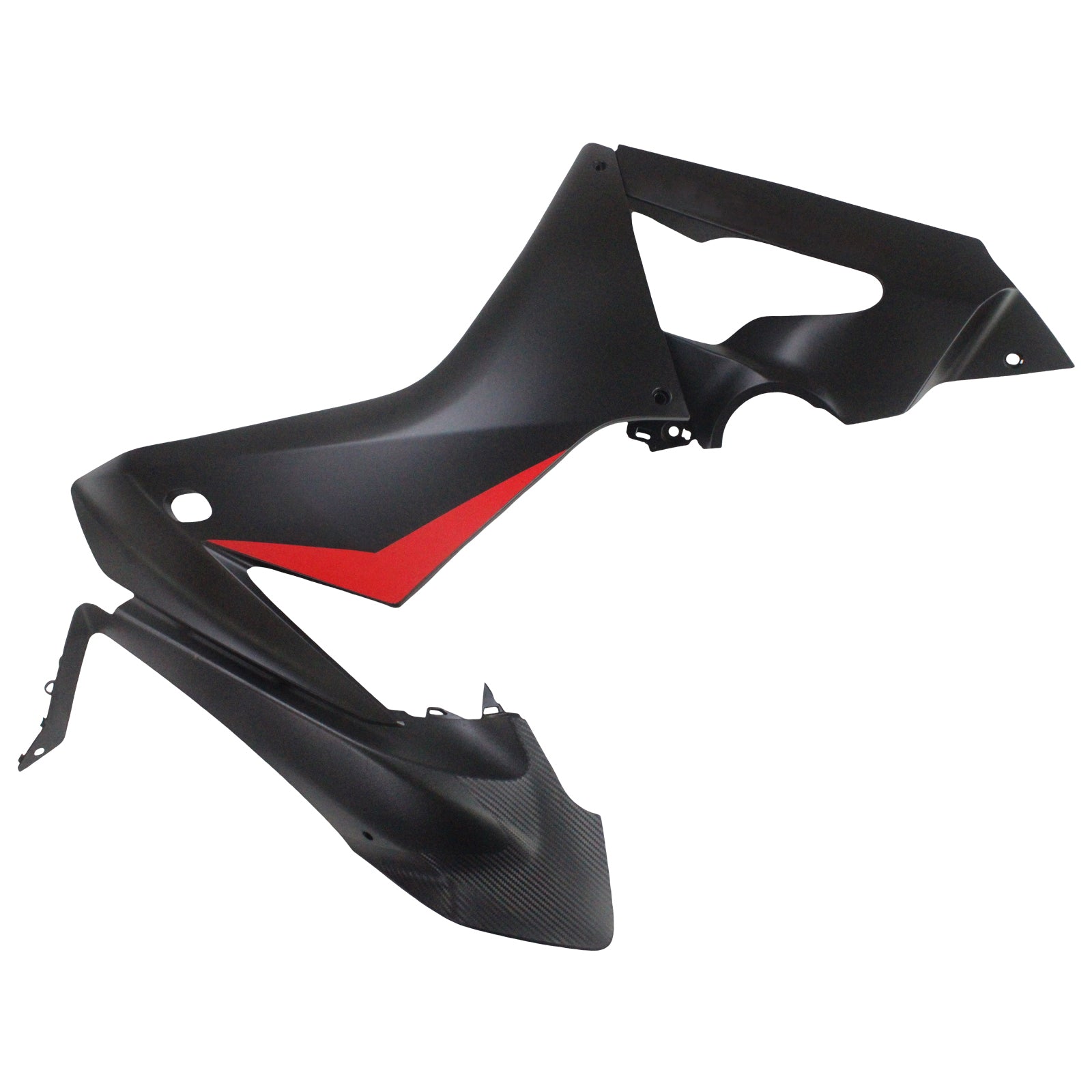 Amotopart 2017-2019 Honda CBR650F Schwarz&Rotes Verkleidungsset