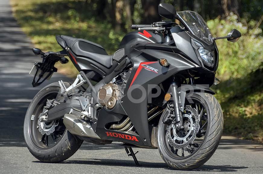 Amotopart 2017-2019 Honda CBR650F Kit de carenado negro y rojo