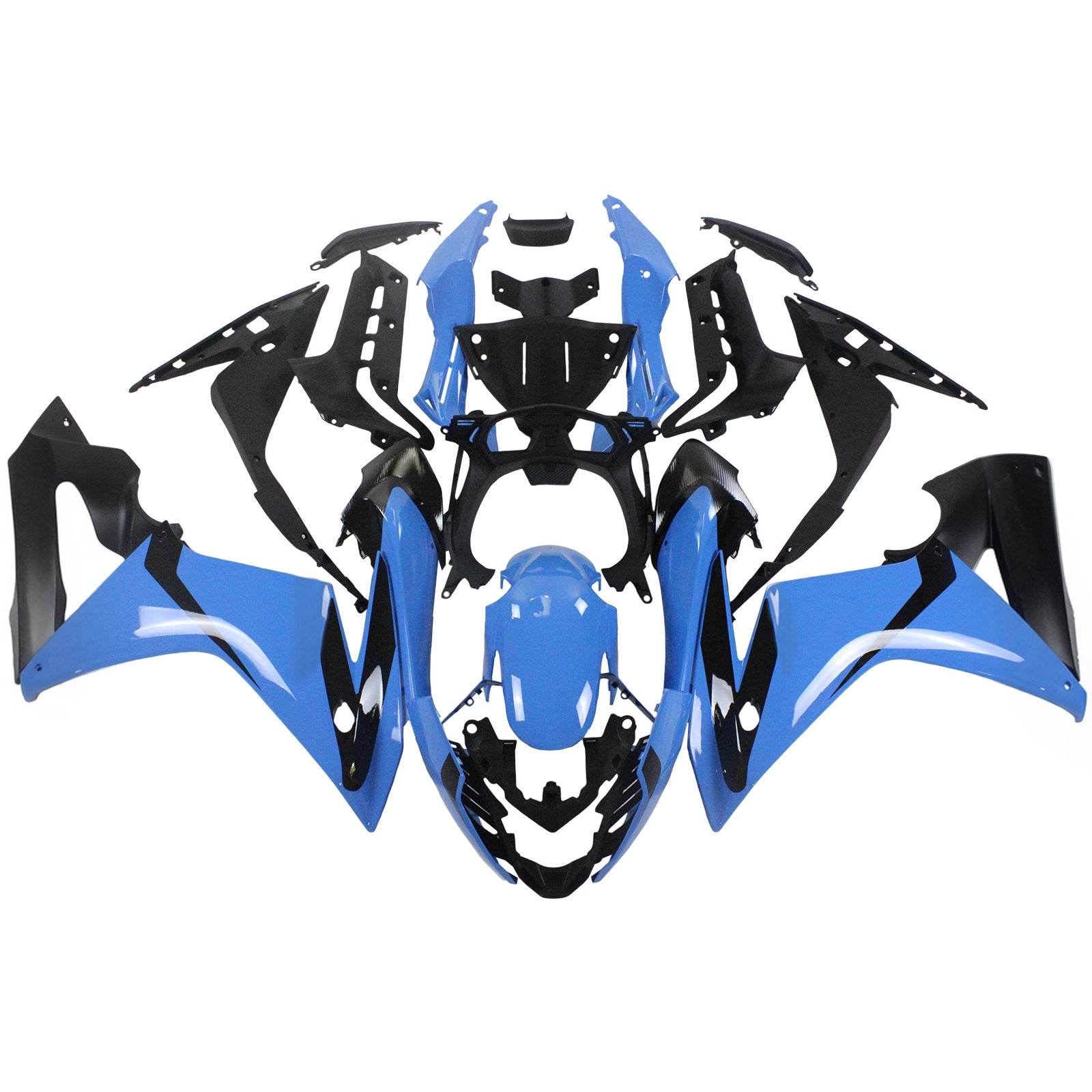 Amotopart 2017-2019 Honda CBR650F Azul&BKit de carenado lack