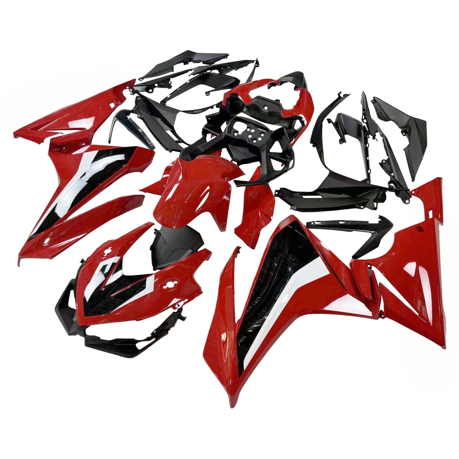 Kit carena Amotopart 2019-2021 CBR500R Honda rosso e nero