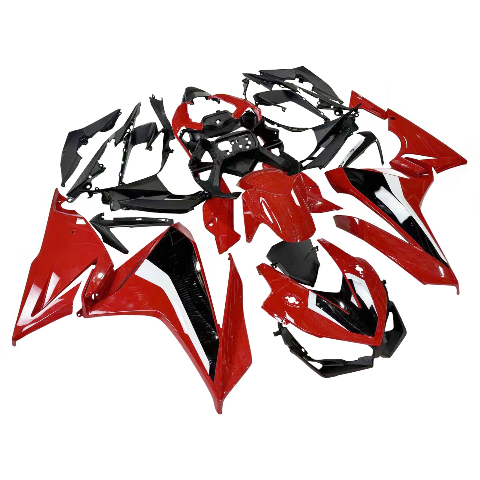 Kit carena Amotopart 2019-2021 CBR500R Honda rosso e nero