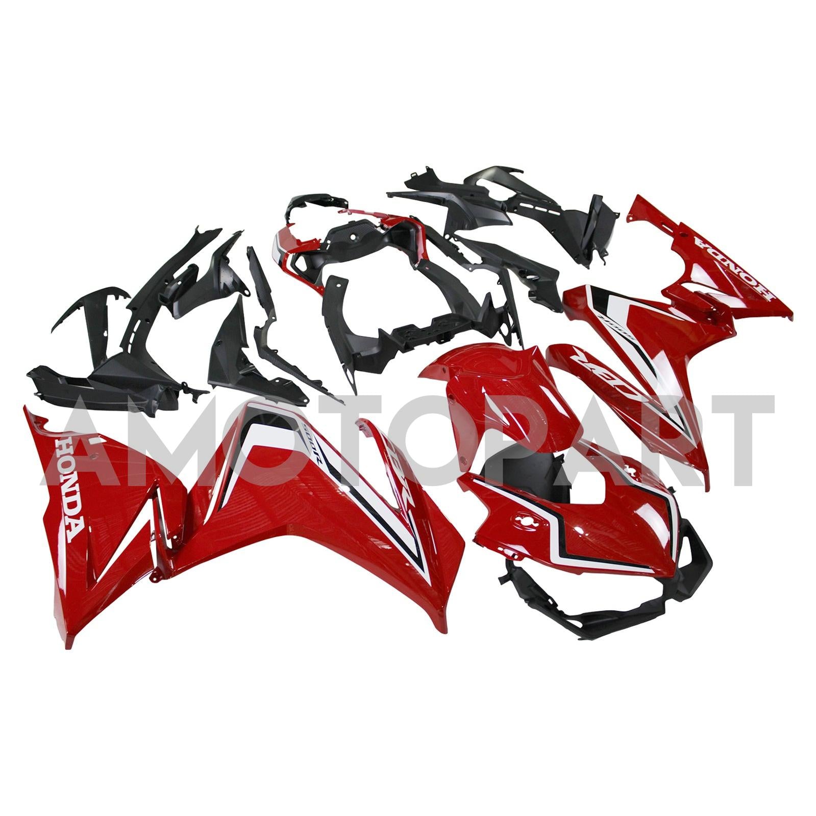 Amotopart 2019-2021 CBR500R Honda Red Verkeller Kit