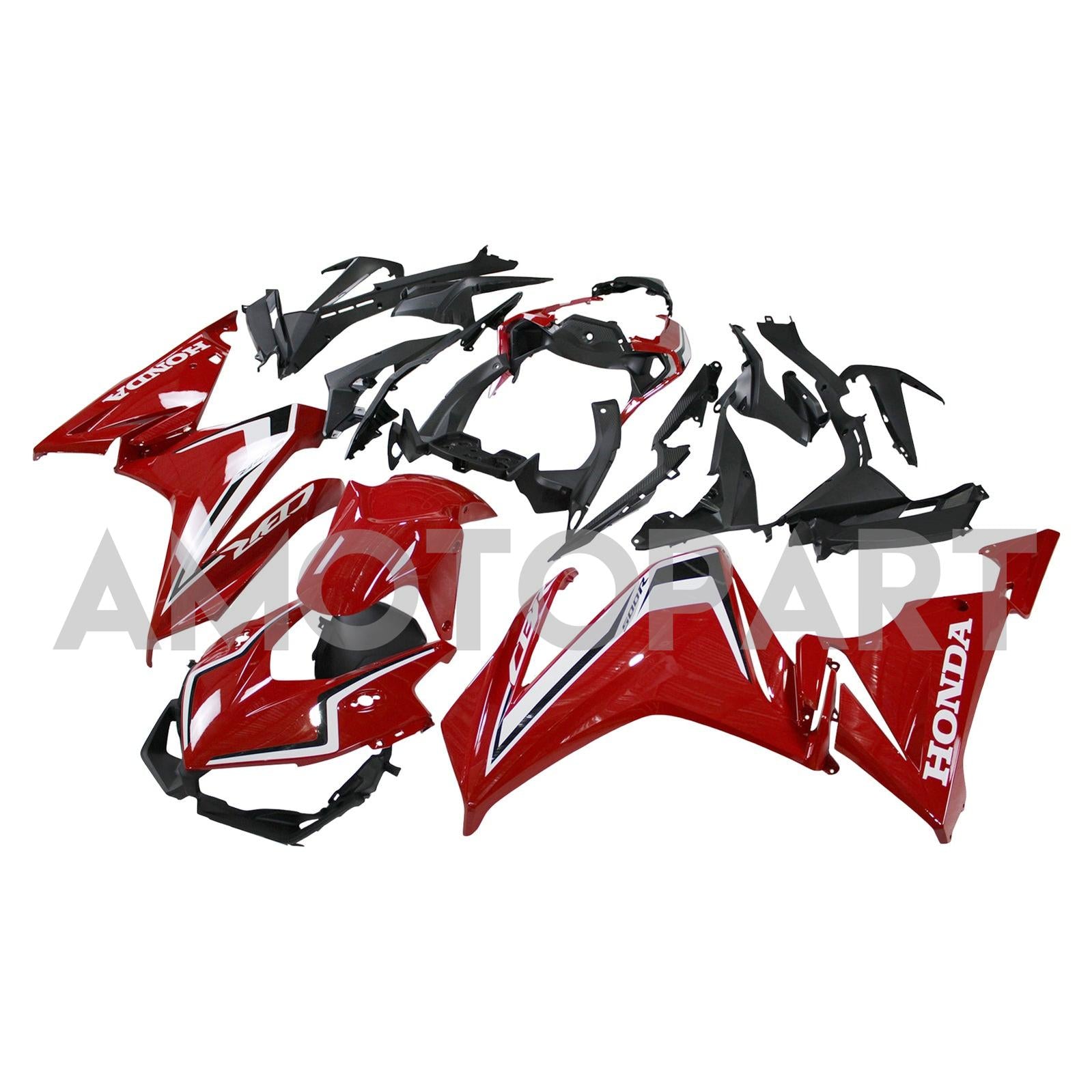 Amotopart 2019-2021 CBR500R Honda Red Verkeller Kit