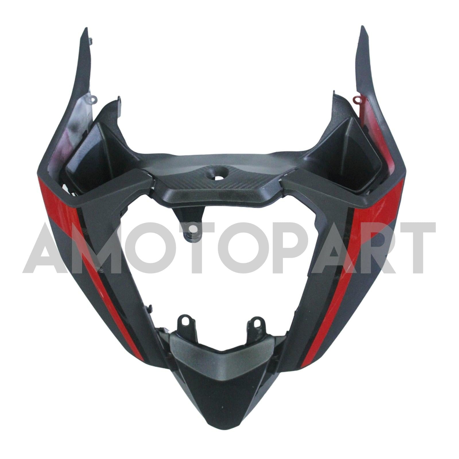 Amotopart 2019-2021 CBR500R Honda Black mit roten Akzents Style2-Verkleidung Kit