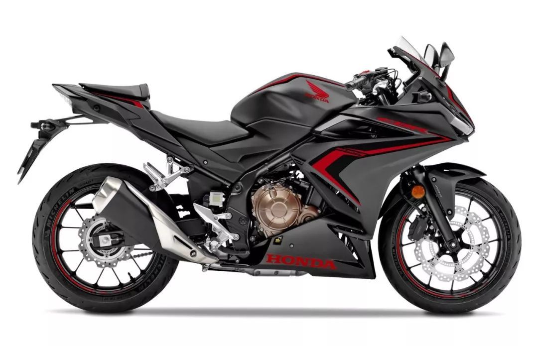 Amotopart 2019-2021 CBR500R Honda Black with Red Accents Style2  Fairing Kit
