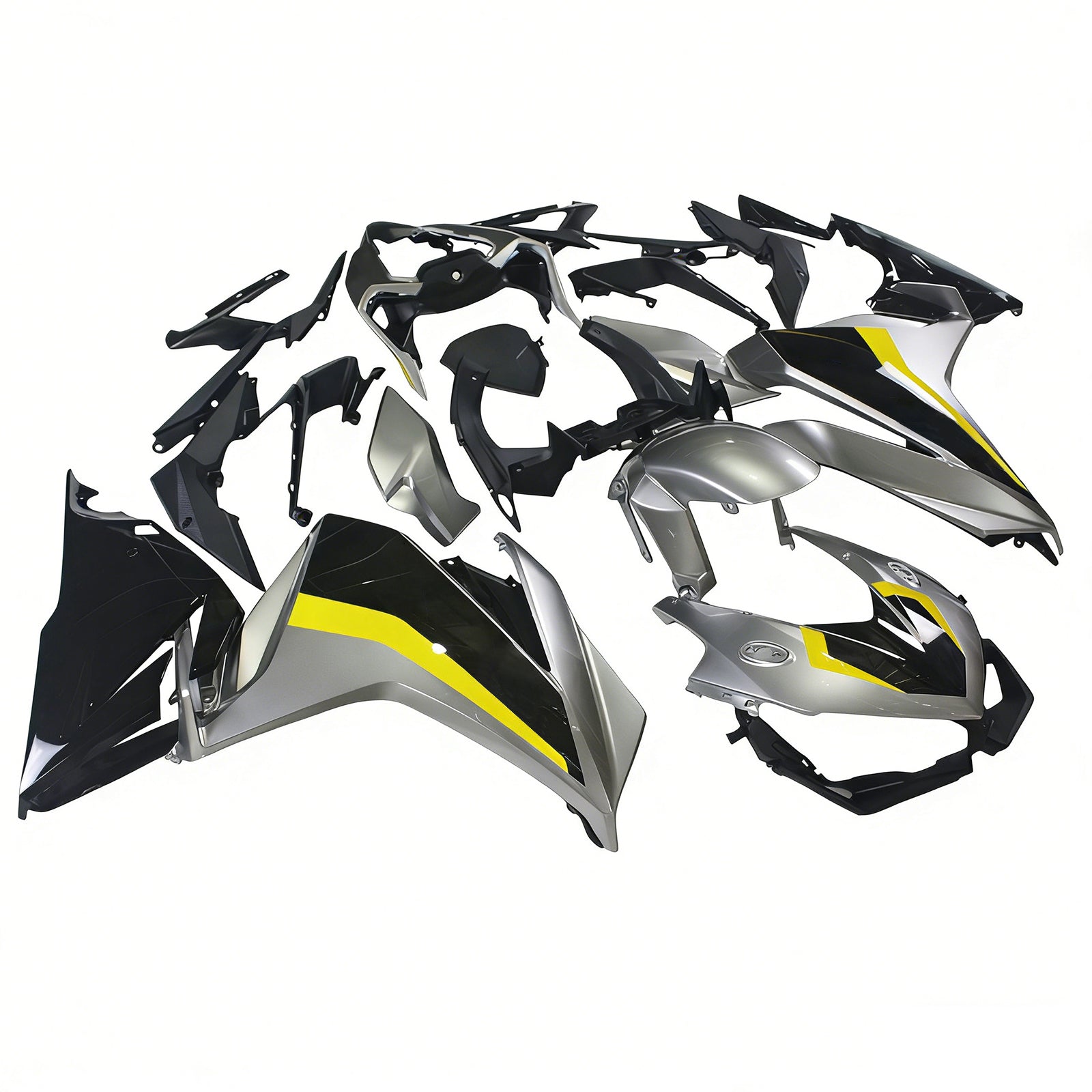 Amotopart 2019-2021 CBR500R Honda Black&Yellow Fairing Kit