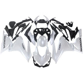 Amotopart 2019-2021 CBR500R Honda White with Black Logo Fairing Kit