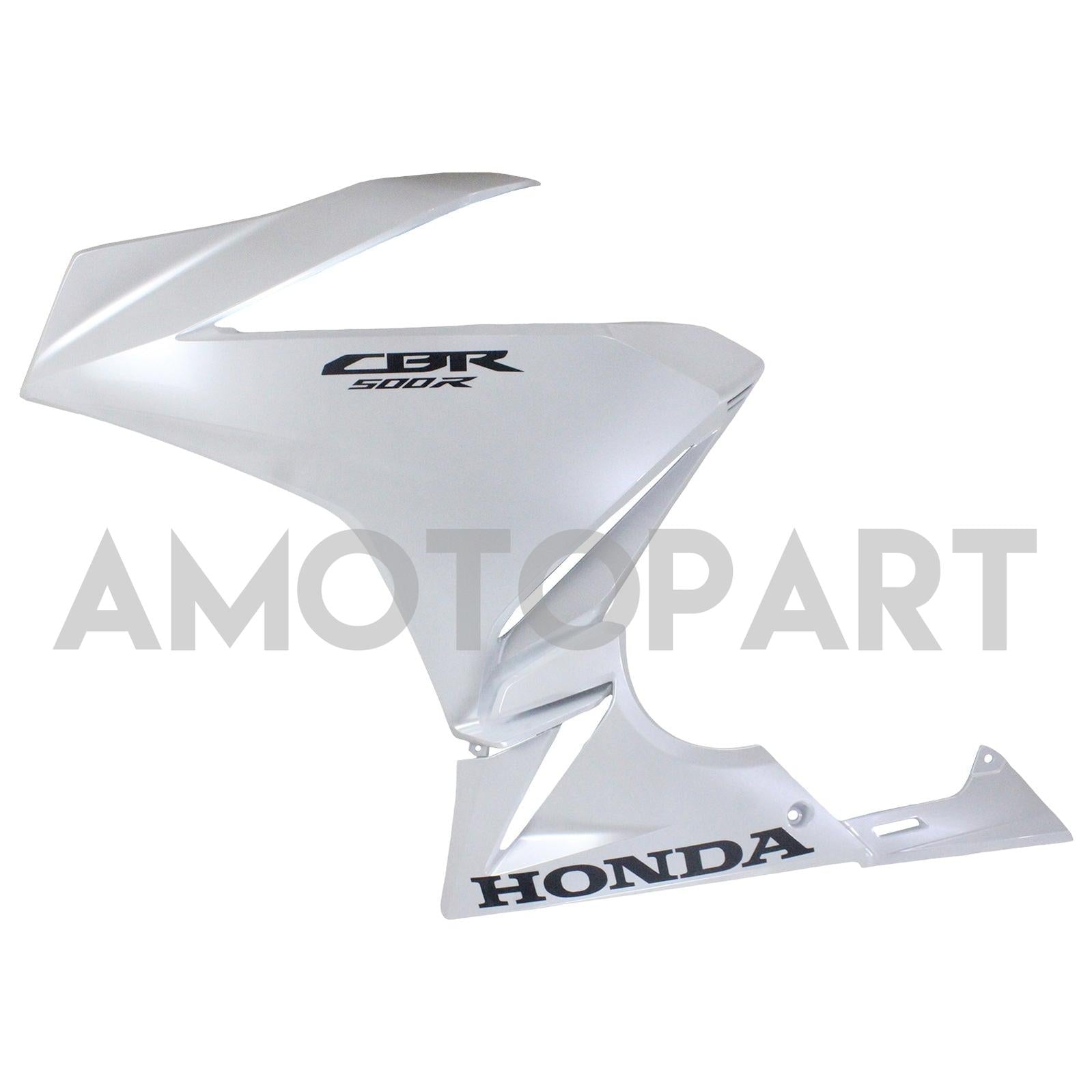 Amotopart 2019-2021 CBR500R HONDA WHITE S BLACK LOGO FAILING KIT