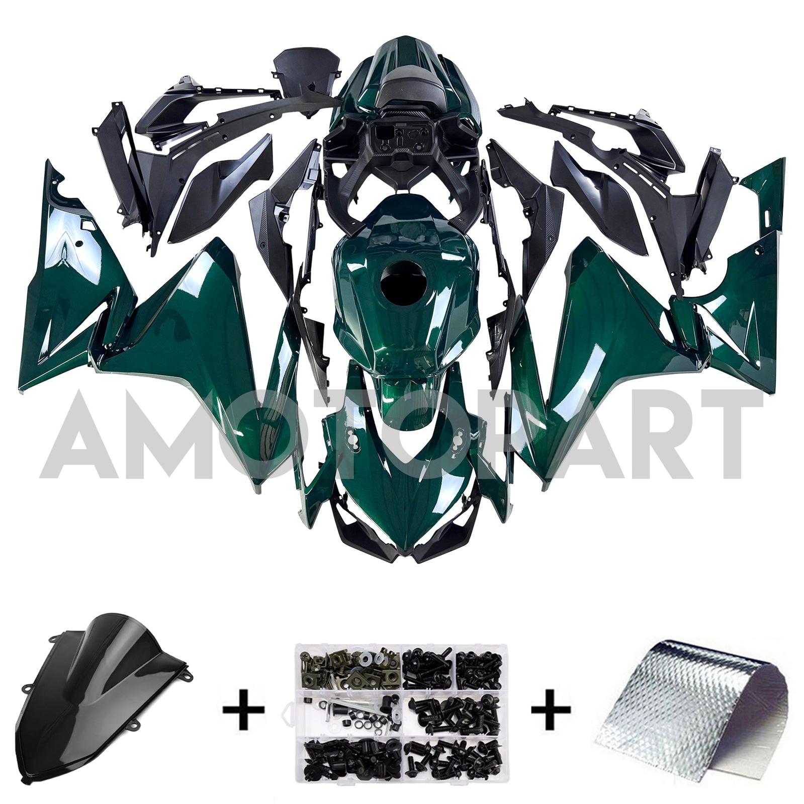 Amotopart 2019-2021 Honda CBR500R Green Fairing Kit