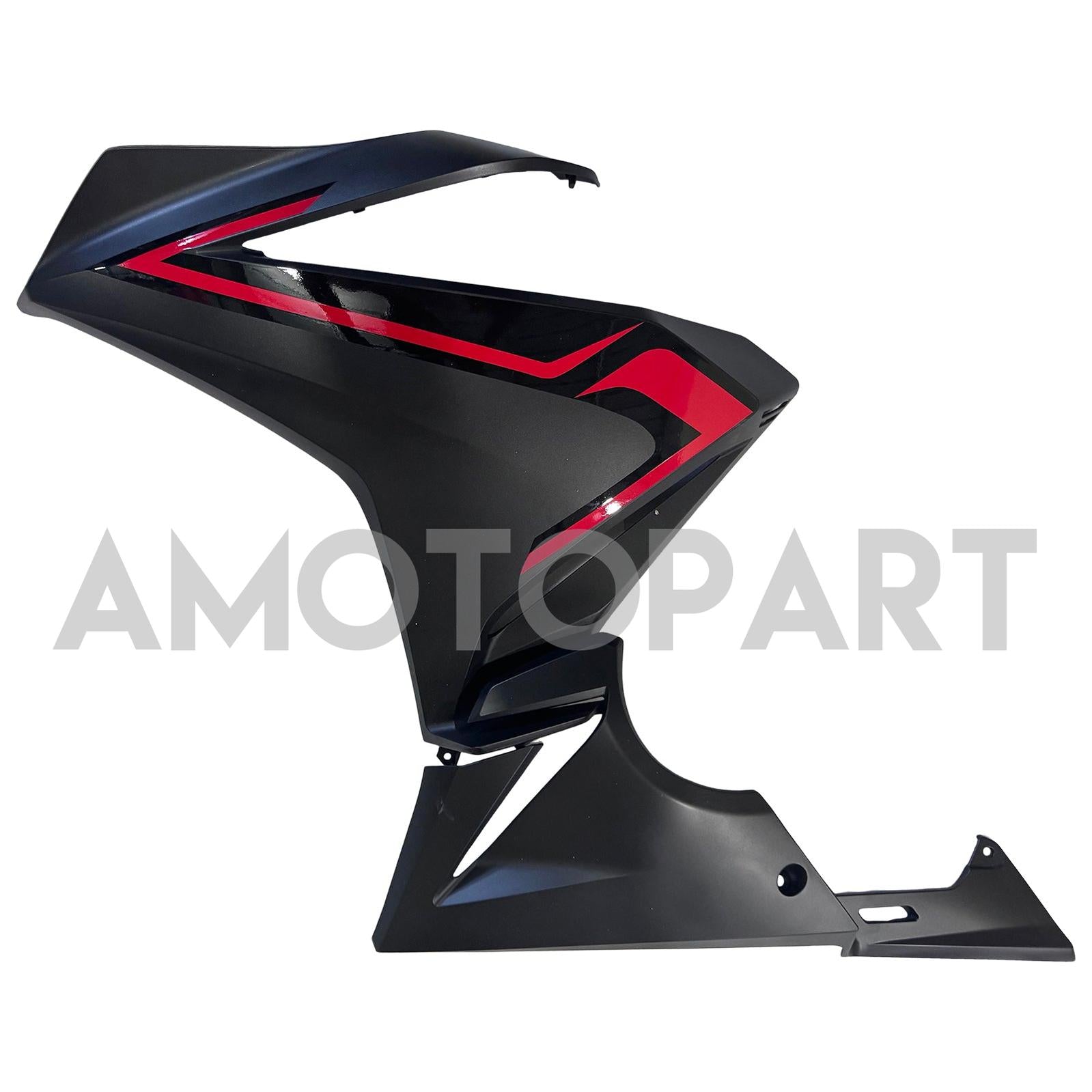 Amotopart 2019-2021 Honda CBR500R Matte Black Red Fairing Kit