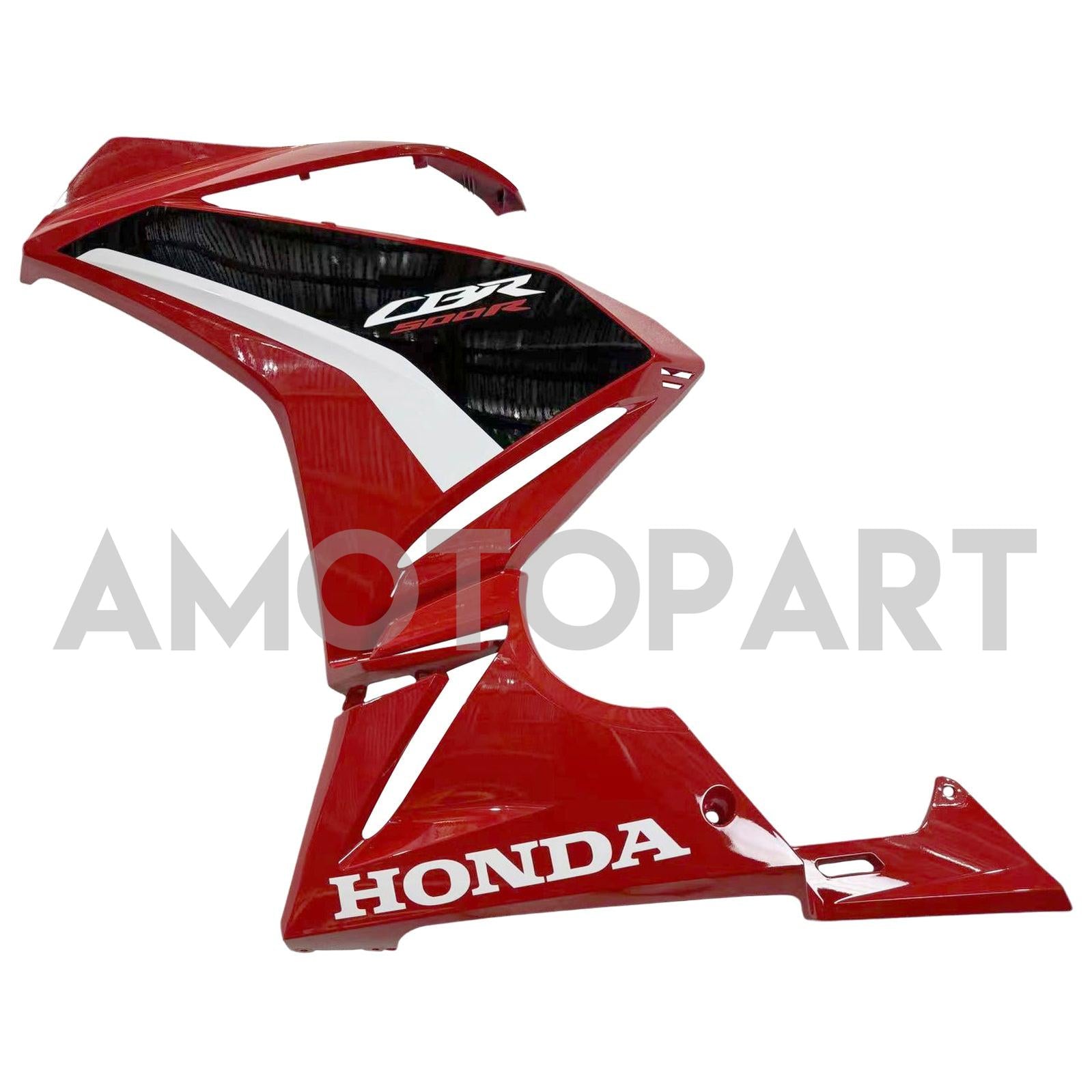 Amotopart 2022-2023 CBR500R Honda Rot&Schwarzes Verkleidungskit