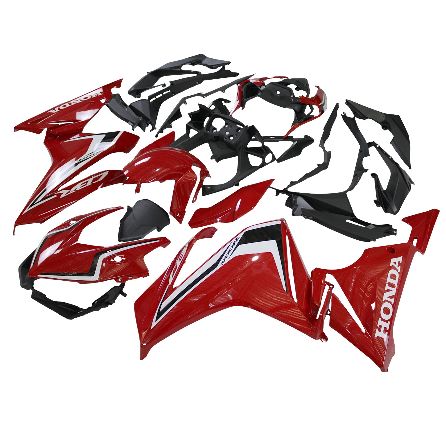 Amotopart 2022-2023 CBR500R Honda Red Fairing Kit