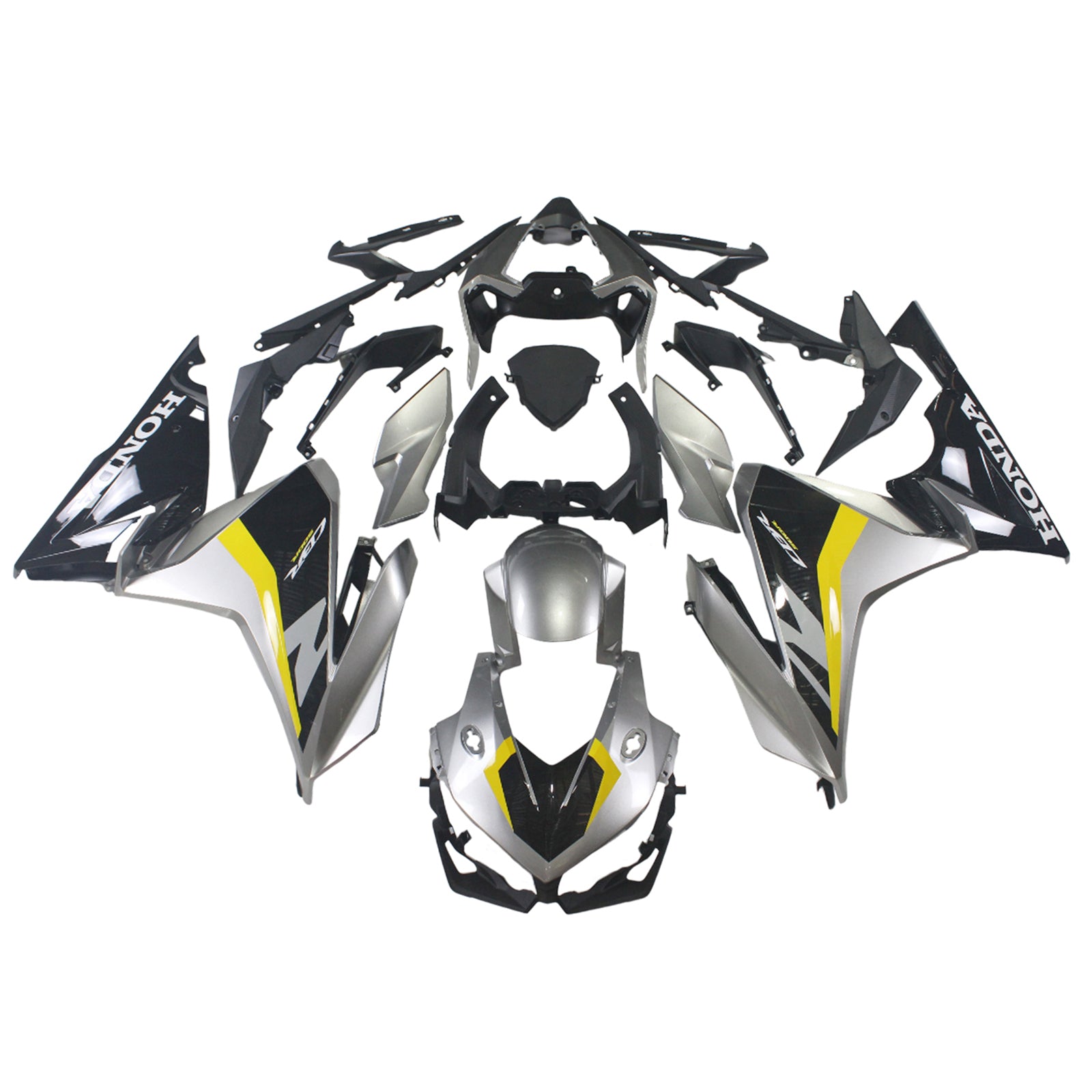 Amotopart 2022-2023 CBR500R Honda Black&Yellow Fairing Kit