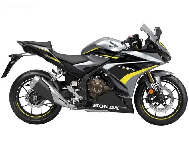 Amotopart 2022-2023 CBR500R Honda Kit de carenado negro y amarillo