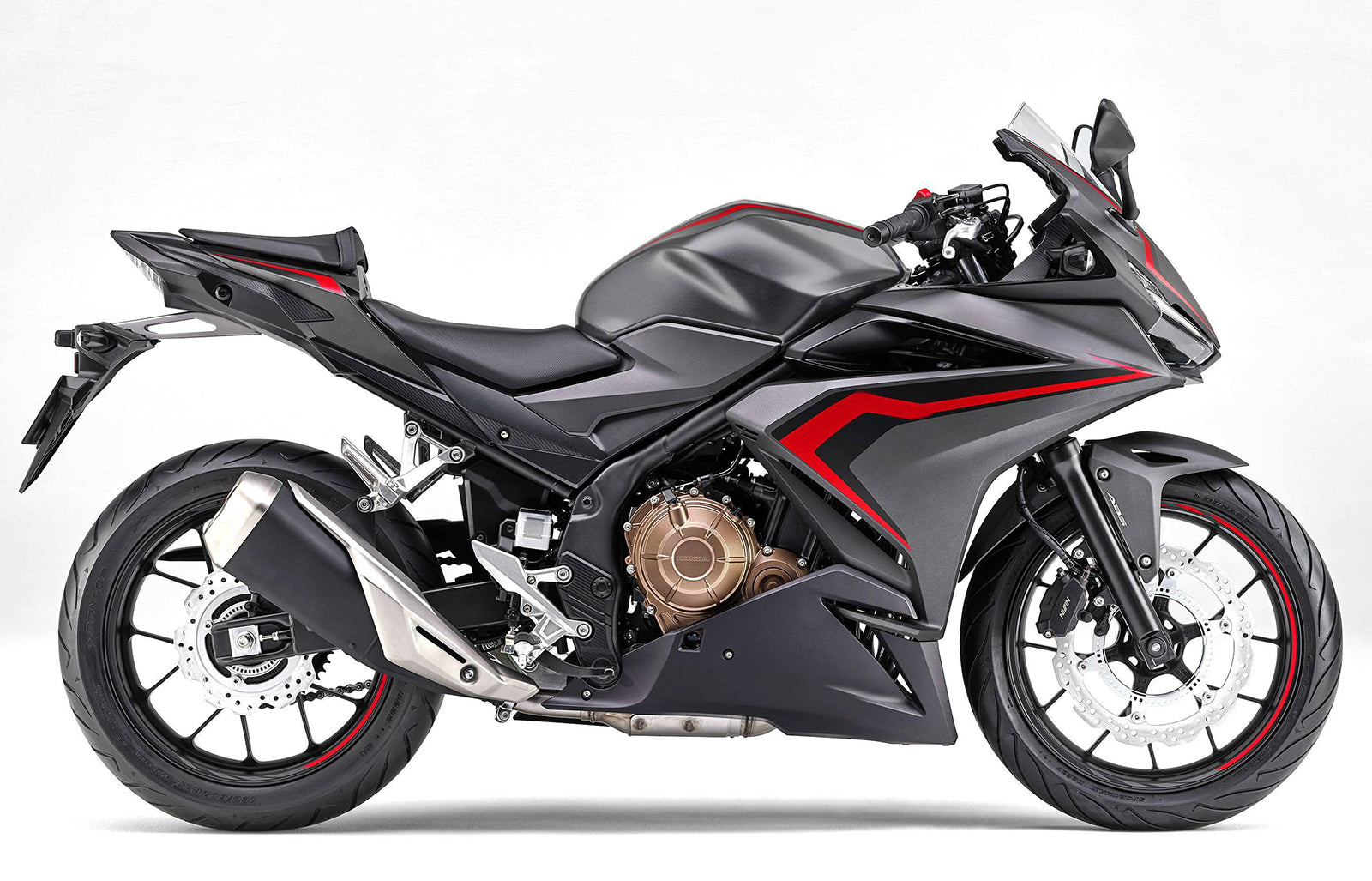 Amotopart 2022 CBR400R Honda Black & Red Fair Kit