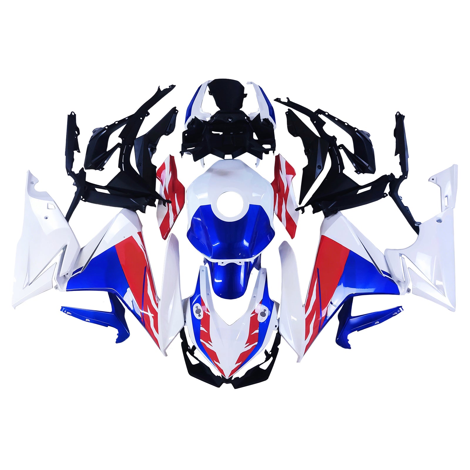 Amotopart 2022 CBR400R Honda Red&Blue Fairing Kit