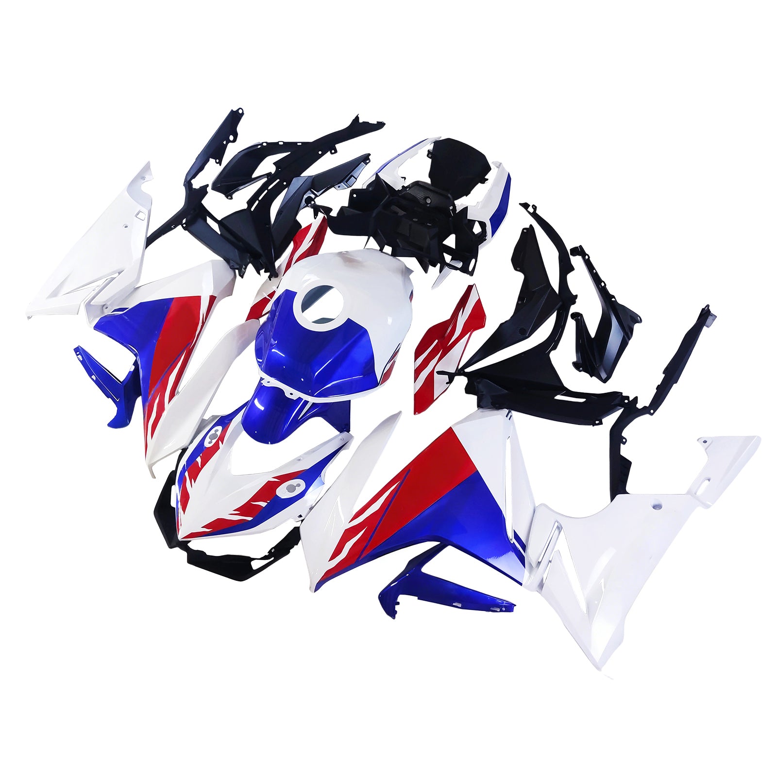 Amotopart 2022 CBR400R Honda Red&Blue Fairing Kit