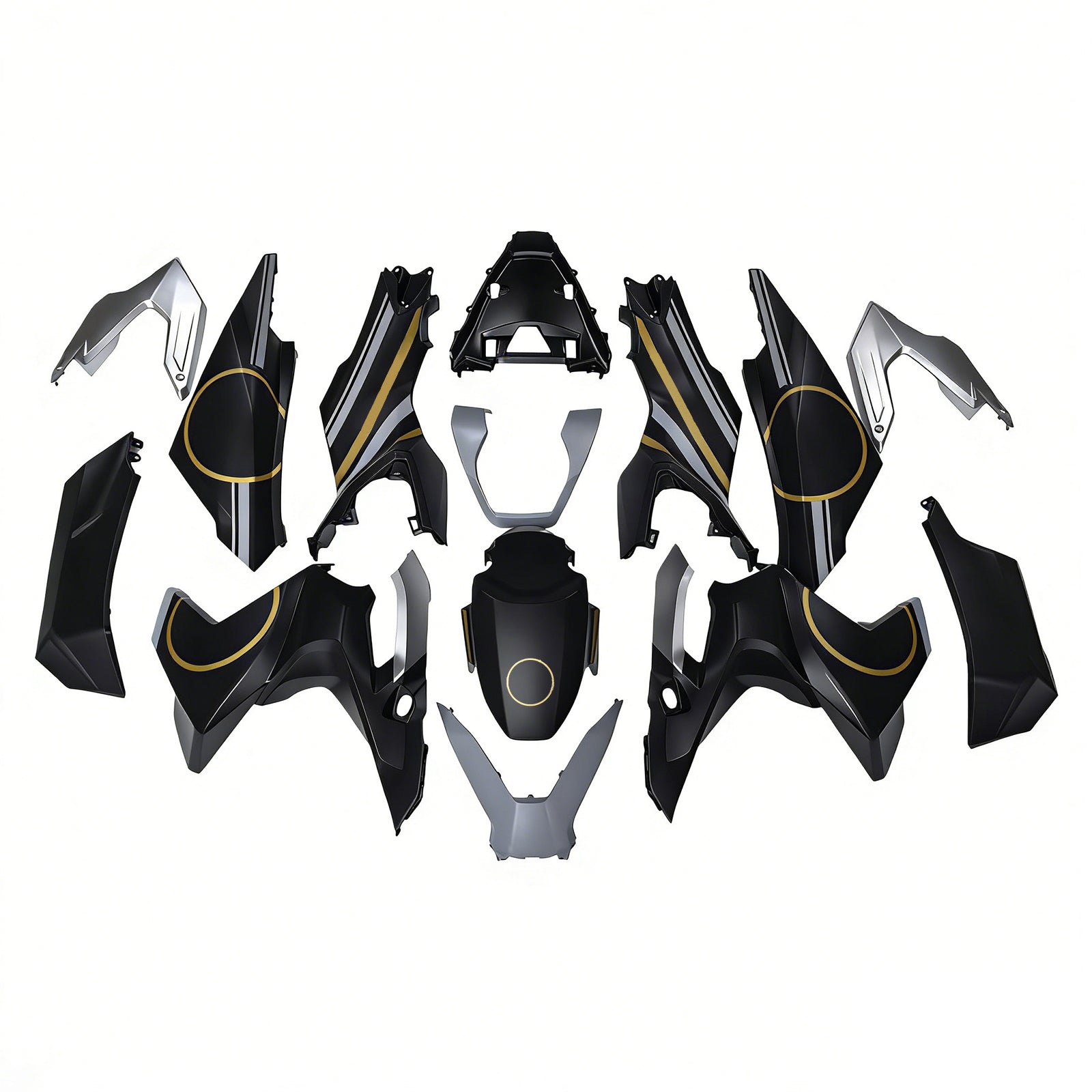 Amotopart 2022-2024 Honda Adv160 White Black Failing Kit