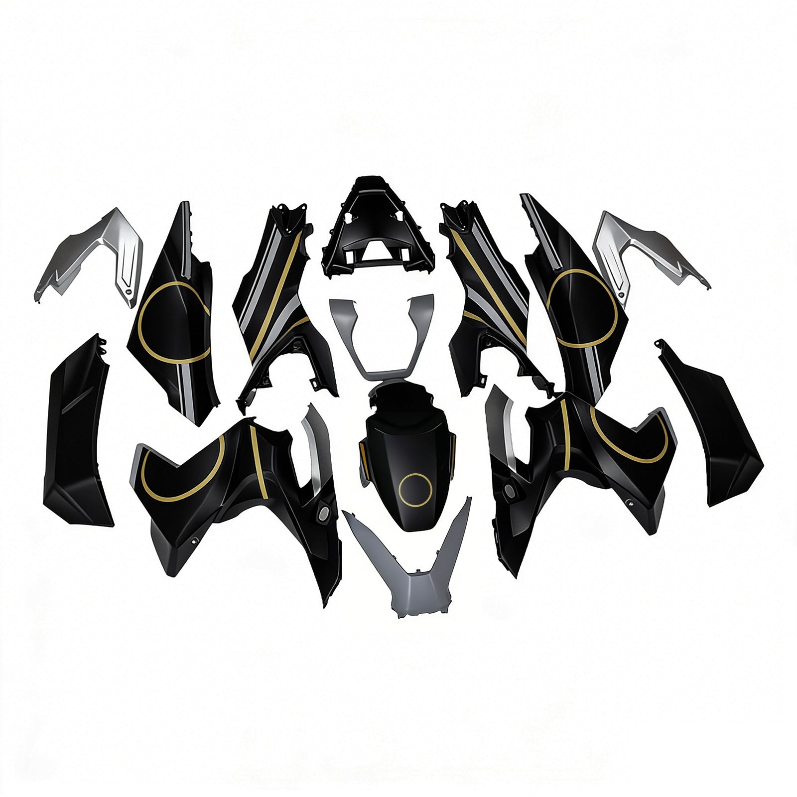 Amotopart 2022-2024 Honda Adv160 White Black Failing Kit