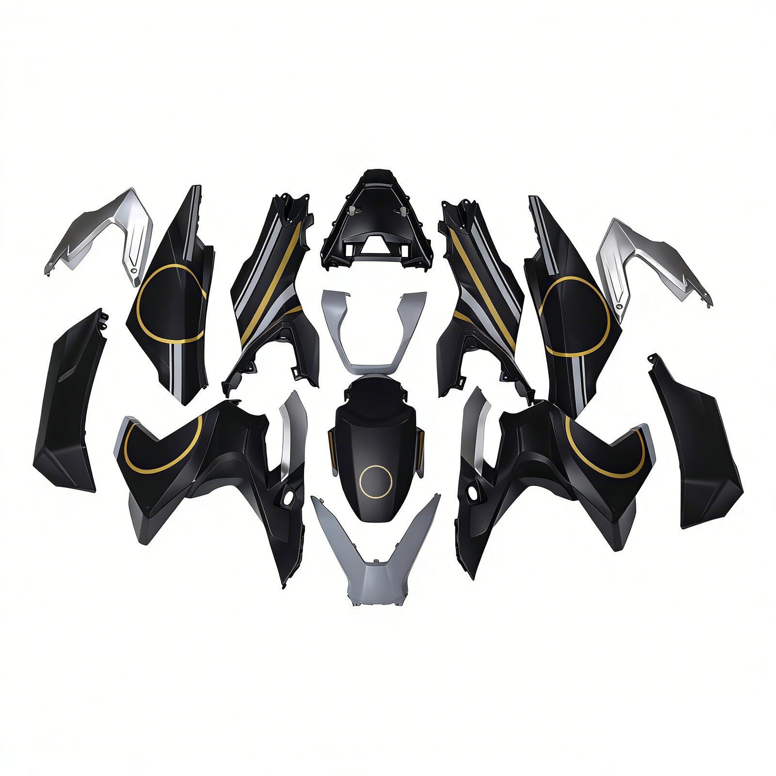 Amotopart 2022-2024 Honda Adv160 White Black Failing Kit