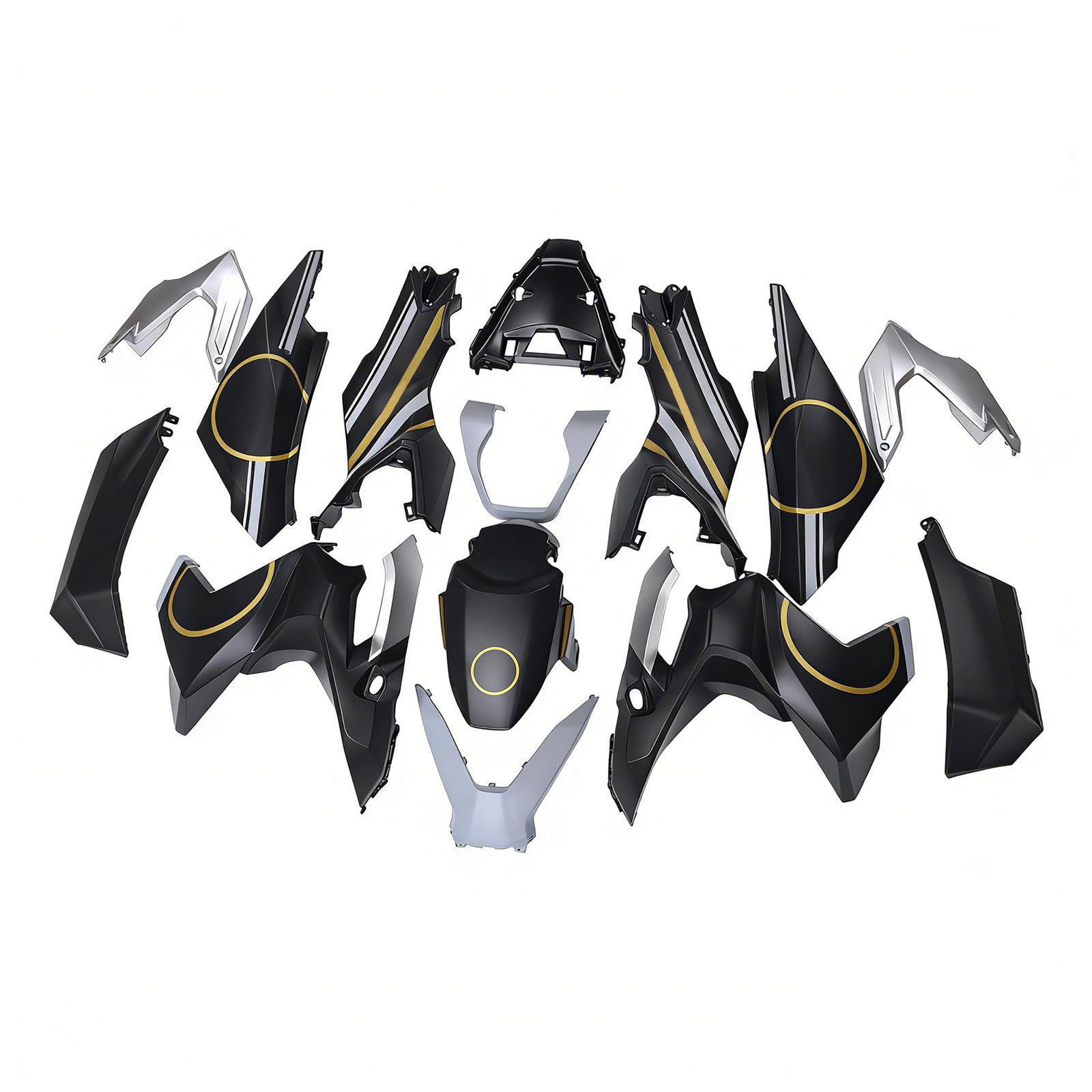 Amotopart 2022-2024 Honda Adv160 White Black Failing Kit