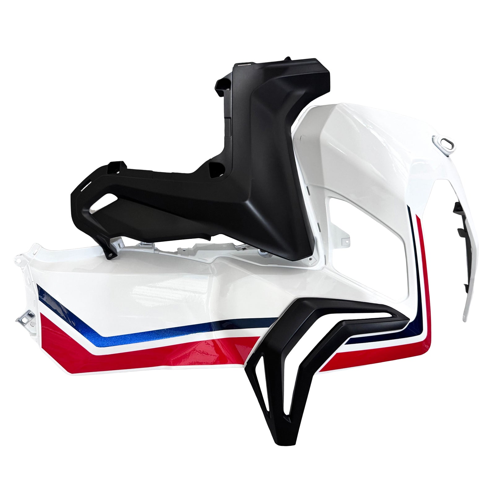 Amotopart 2017-2020 Honda XADV750 Black White Red Dehnung Kit