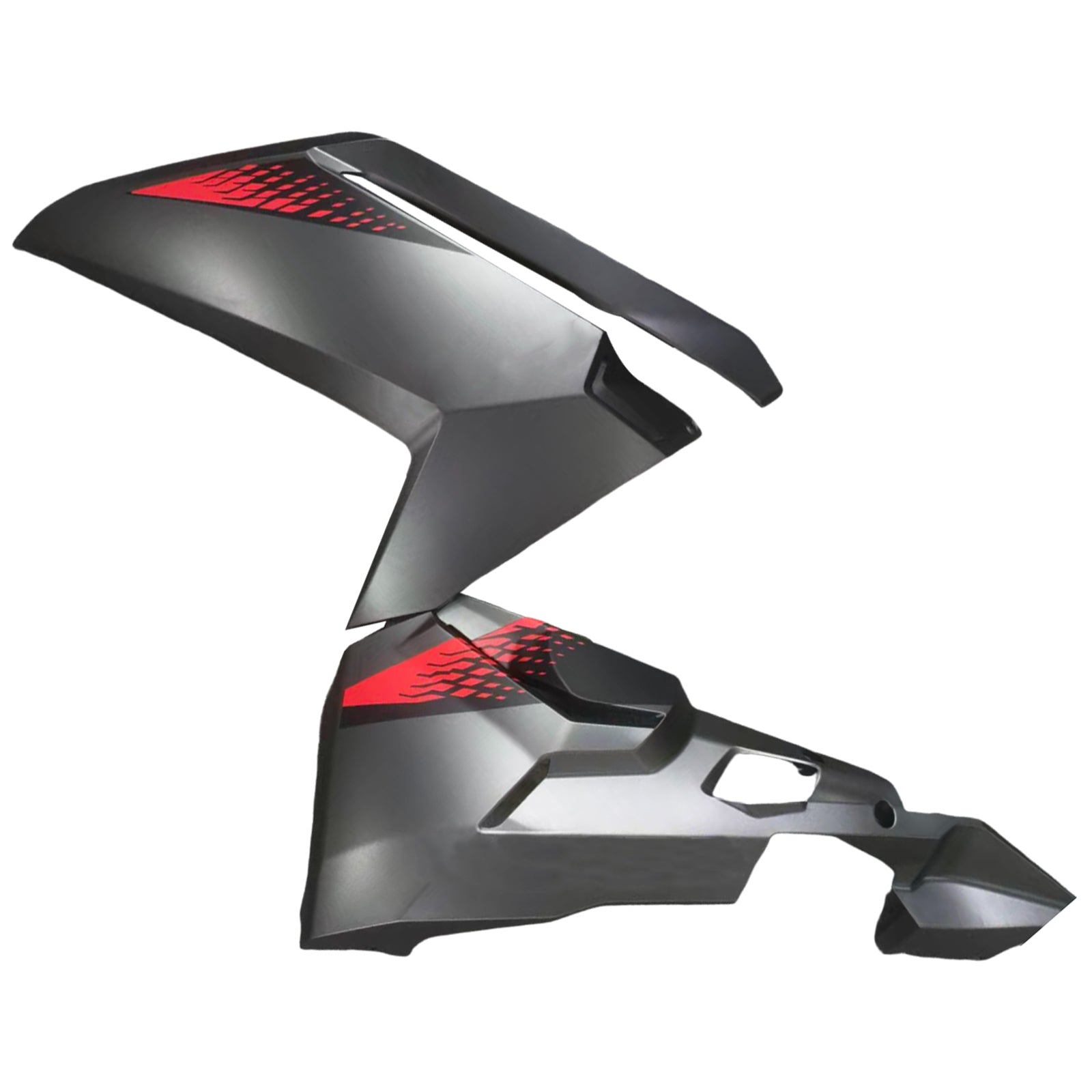 Amotopart 2017-2022 Honda CBR250RR Gray Red Fairing Kit
