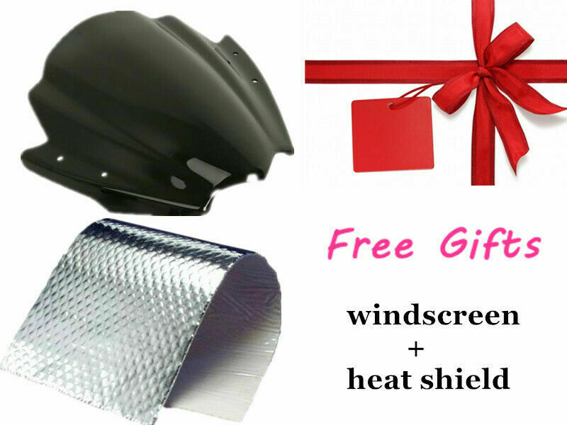 Amotopart 2013-2018 Kawasaki Zx6R フェアリング グリーン ブラック キット