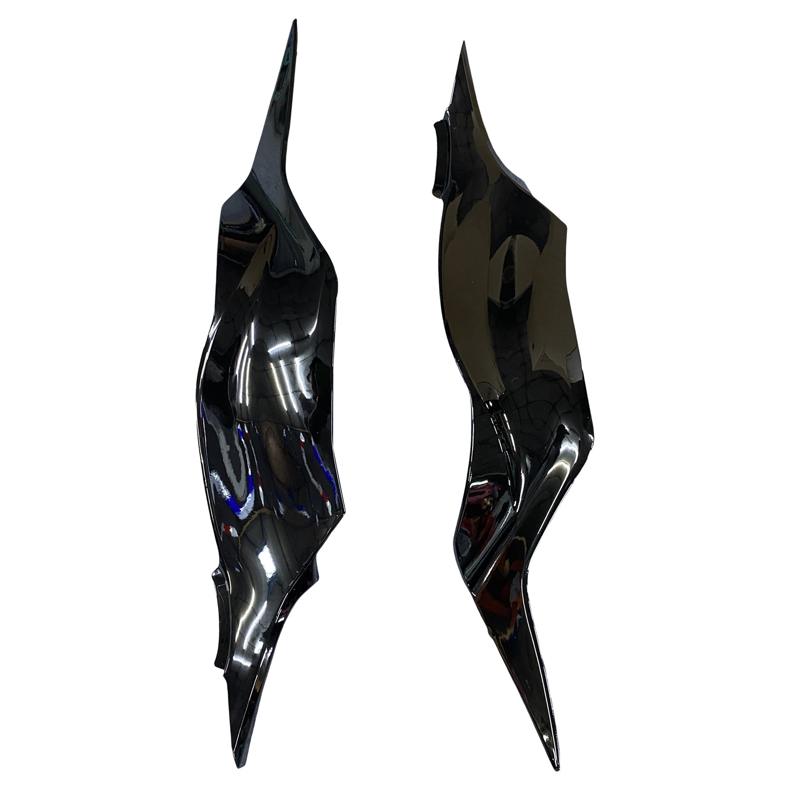 Amotopart Kawasaki Zx6R 2013-2018 フェアリング 光沢のあるブラック Amotopart プラスチックキット