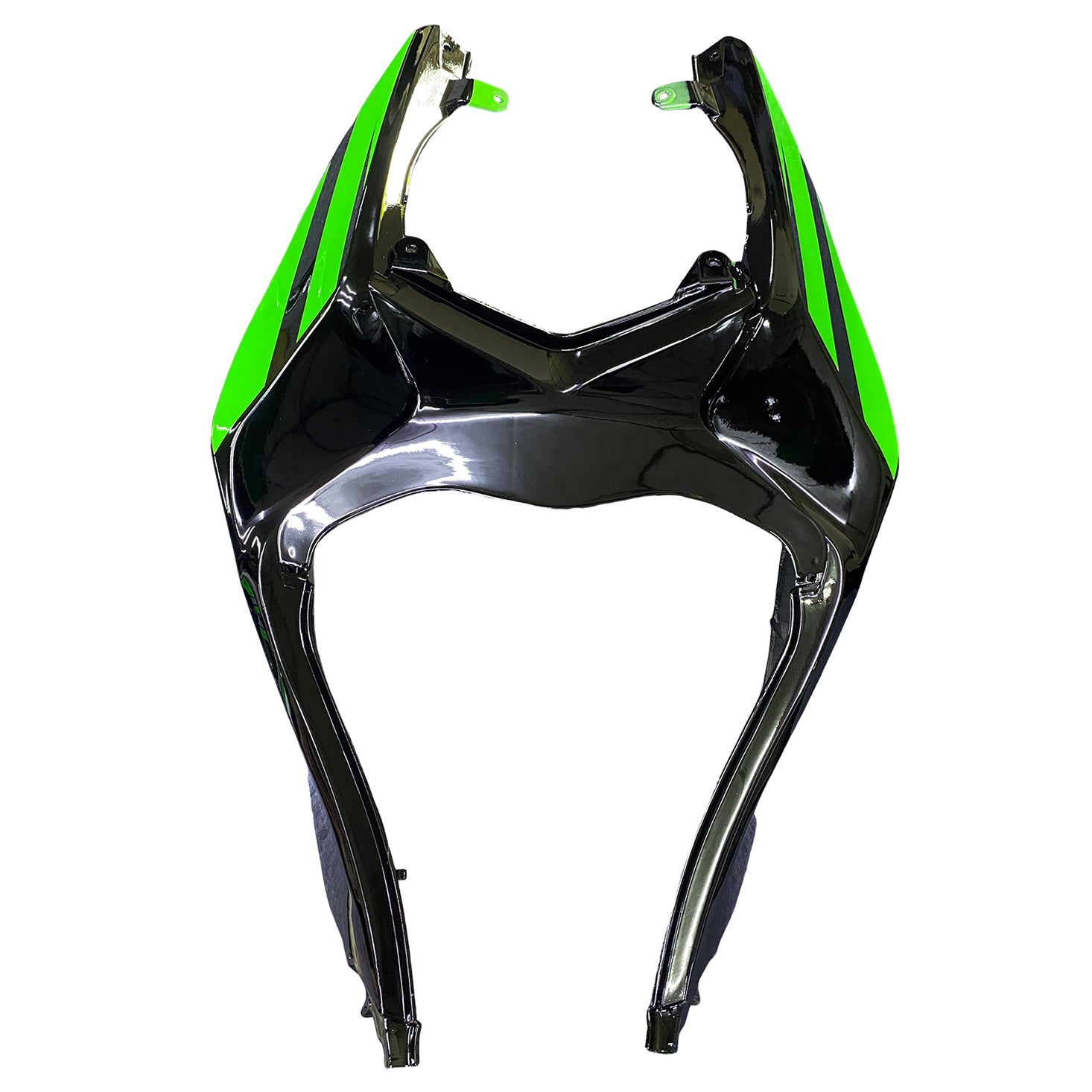 Amotopart Kawasaki Zx6R 2013-2018 Fairing Green Amotopart Plastic Kit W/Bolt Kit