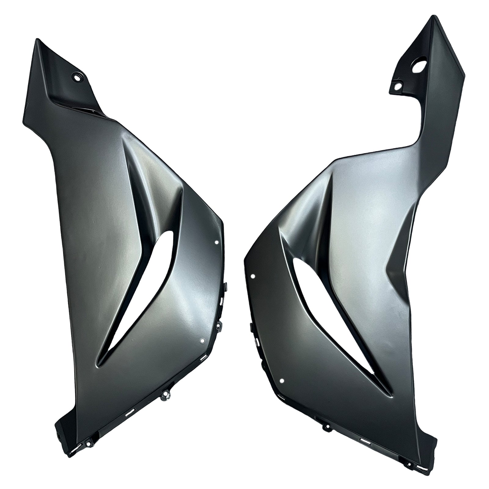 Amotopart Kawasaki Zx6R 13-18 Fairing Matt Black W/Bolt Kit