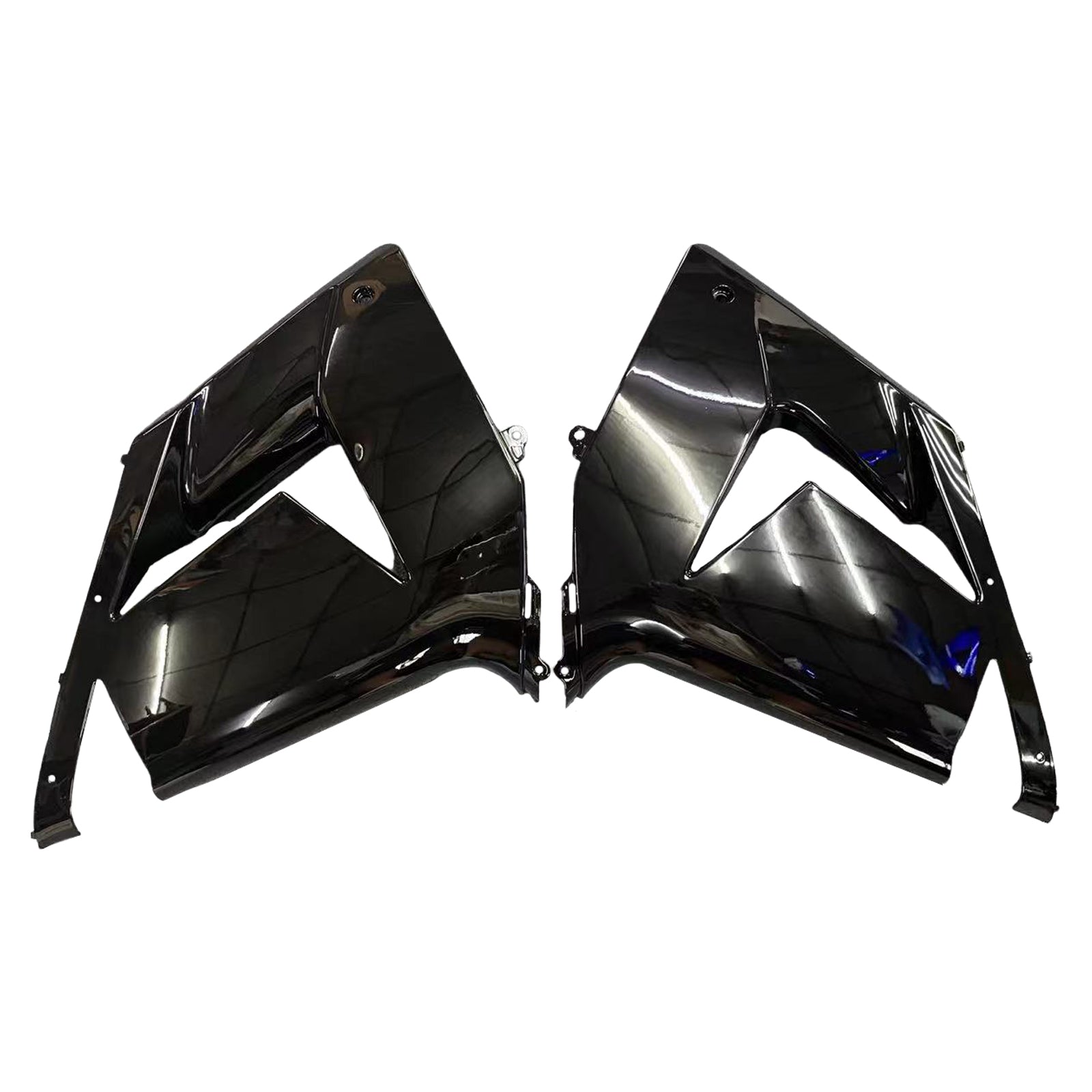 Amotopart Fairings Kawasaki Zx10R 2004-2005 Fairing Glossy Black Fairing Kit