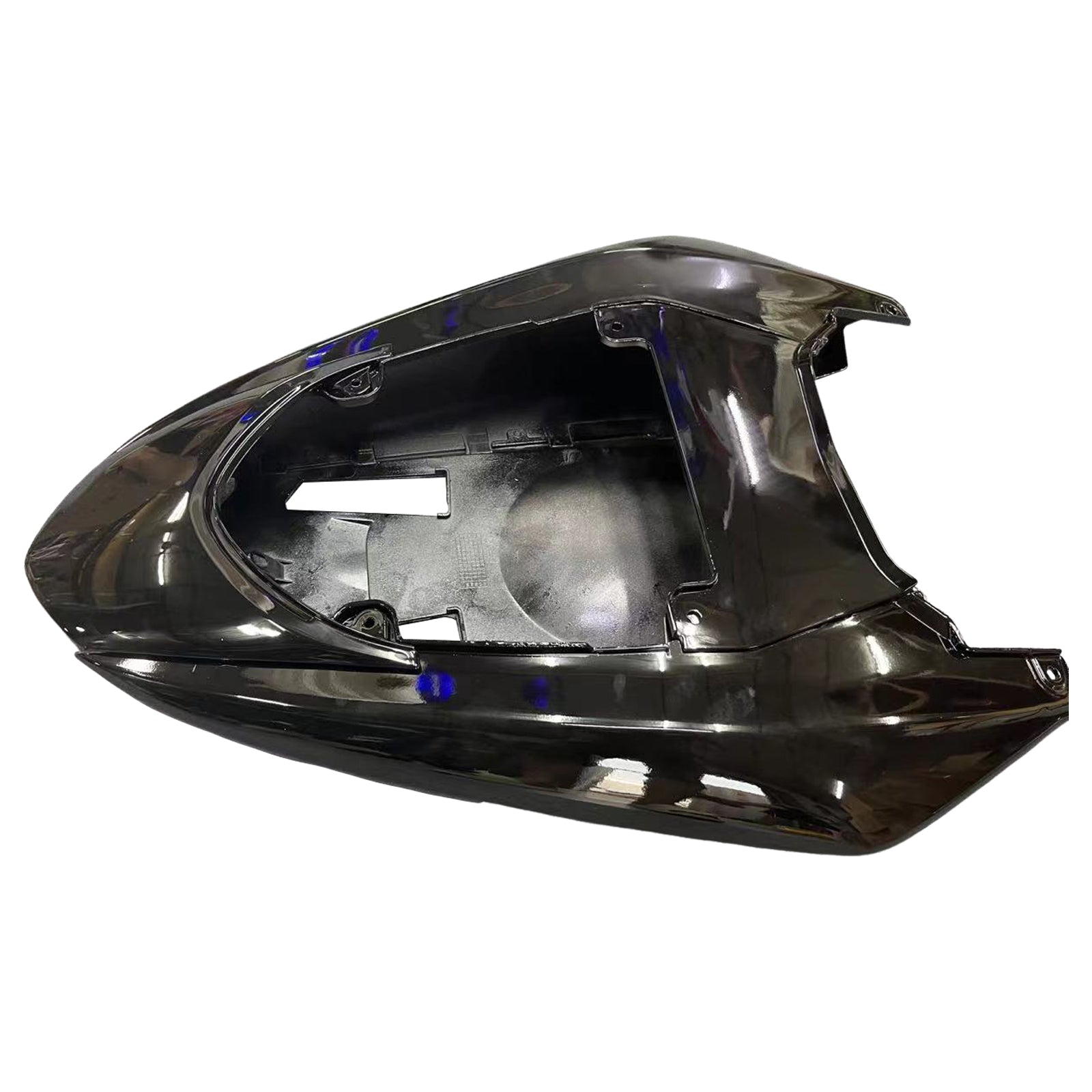 Amotopart Verkleidungen Kawasaki Zx10R 2004–2005 Verkleidung, glänzendes schwarzes Verkleidungsset