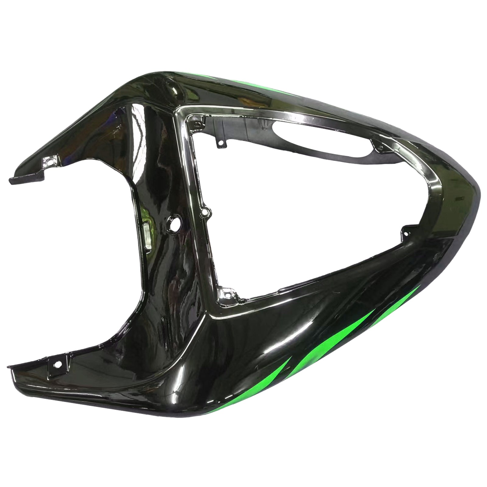 Amotopart 2006 2007 Kawasaki ZX10R Kit de carenado de llamas verdes