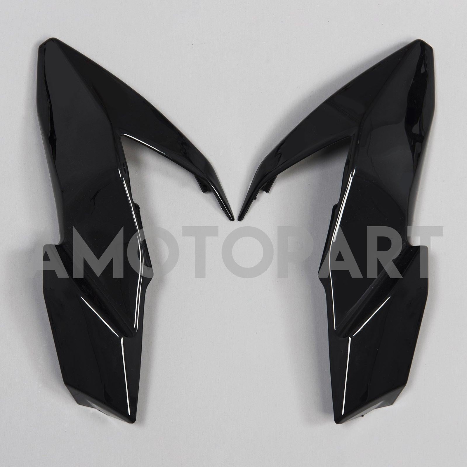 Amotopart 2017-2019 Kawasaki Z650 Black Fairring Kit