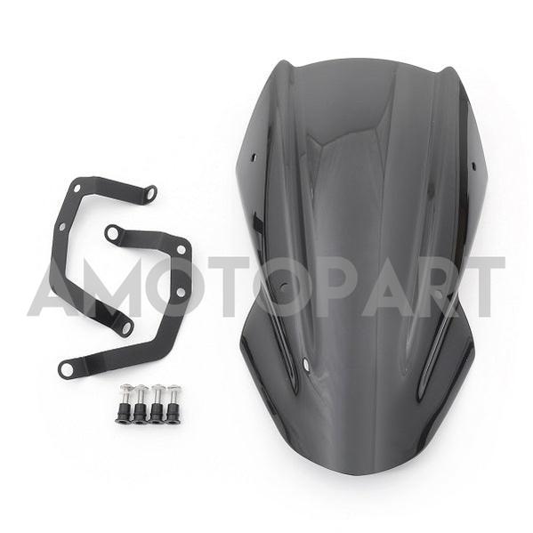 Amotopart 2017-2019 Kawasaki Z650 Black Fairring Kit
