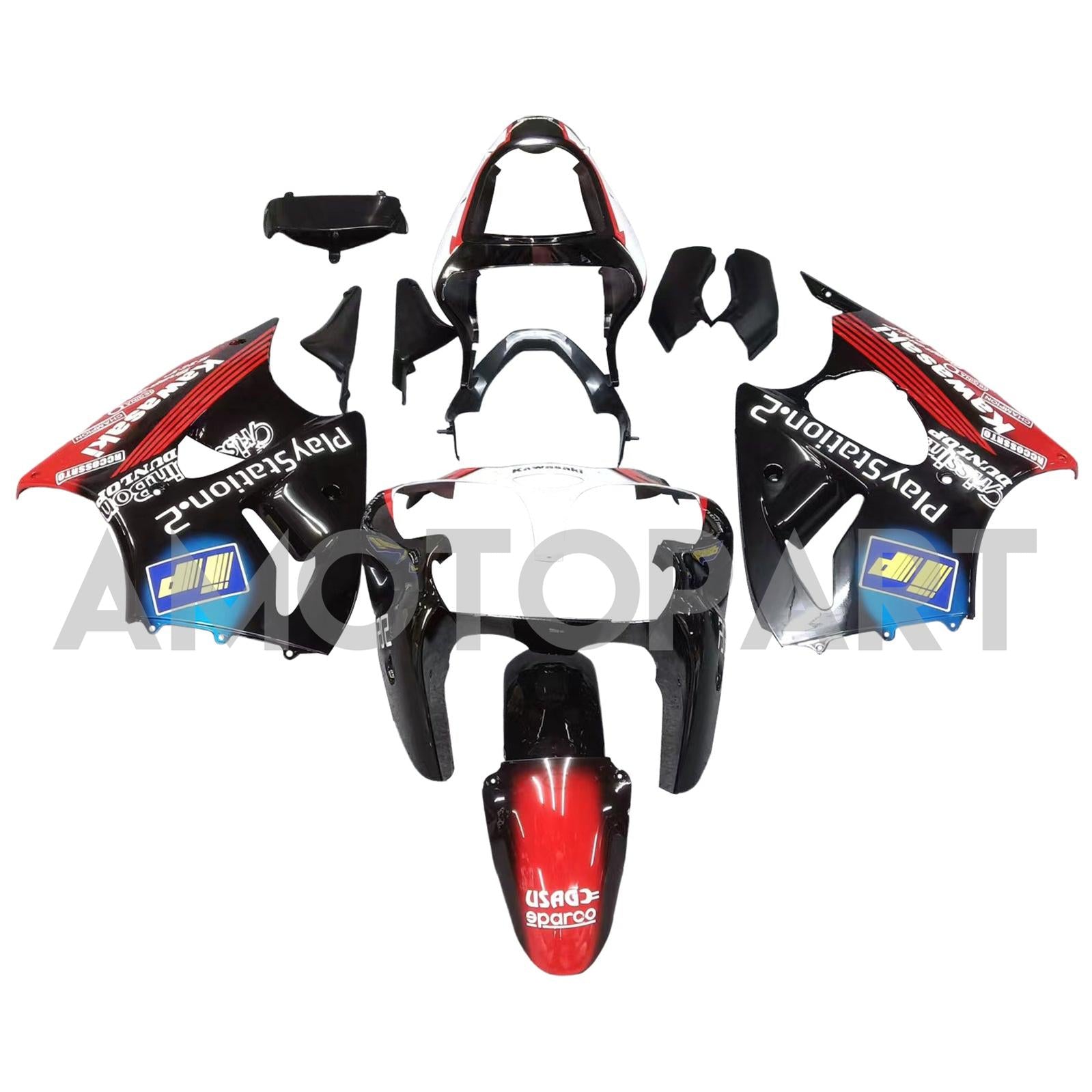 AMOTOPART KAWASAKI 2000-2002 ZX6R 636/ZZR600 2005-2008 KUBSEN