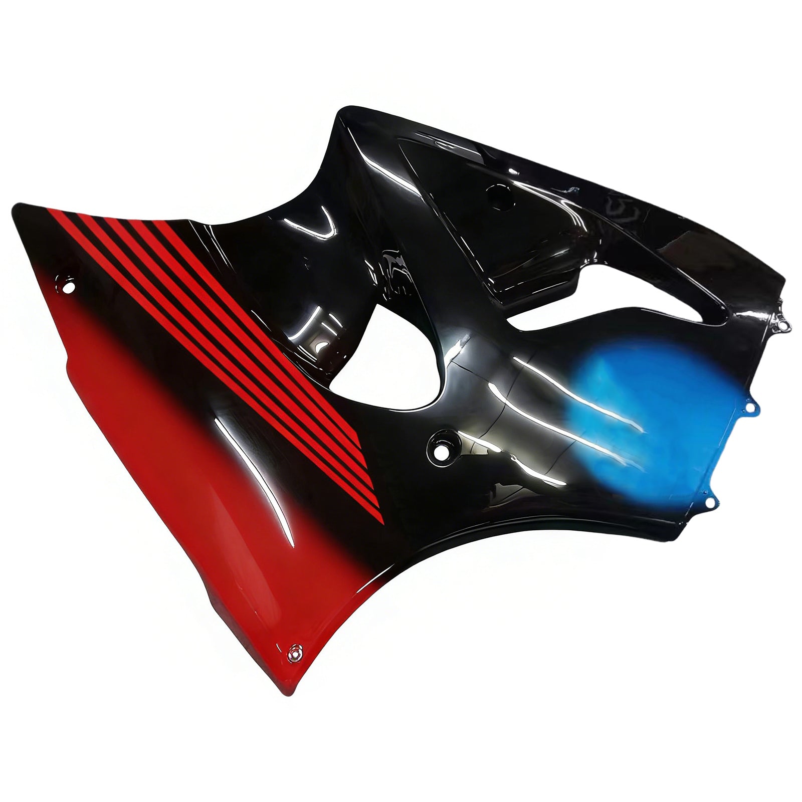 Amotopart Kawasaki 2000-2002 Zx6R 636/ZZR600 2005-2008 Fairing Blue&Red Kit