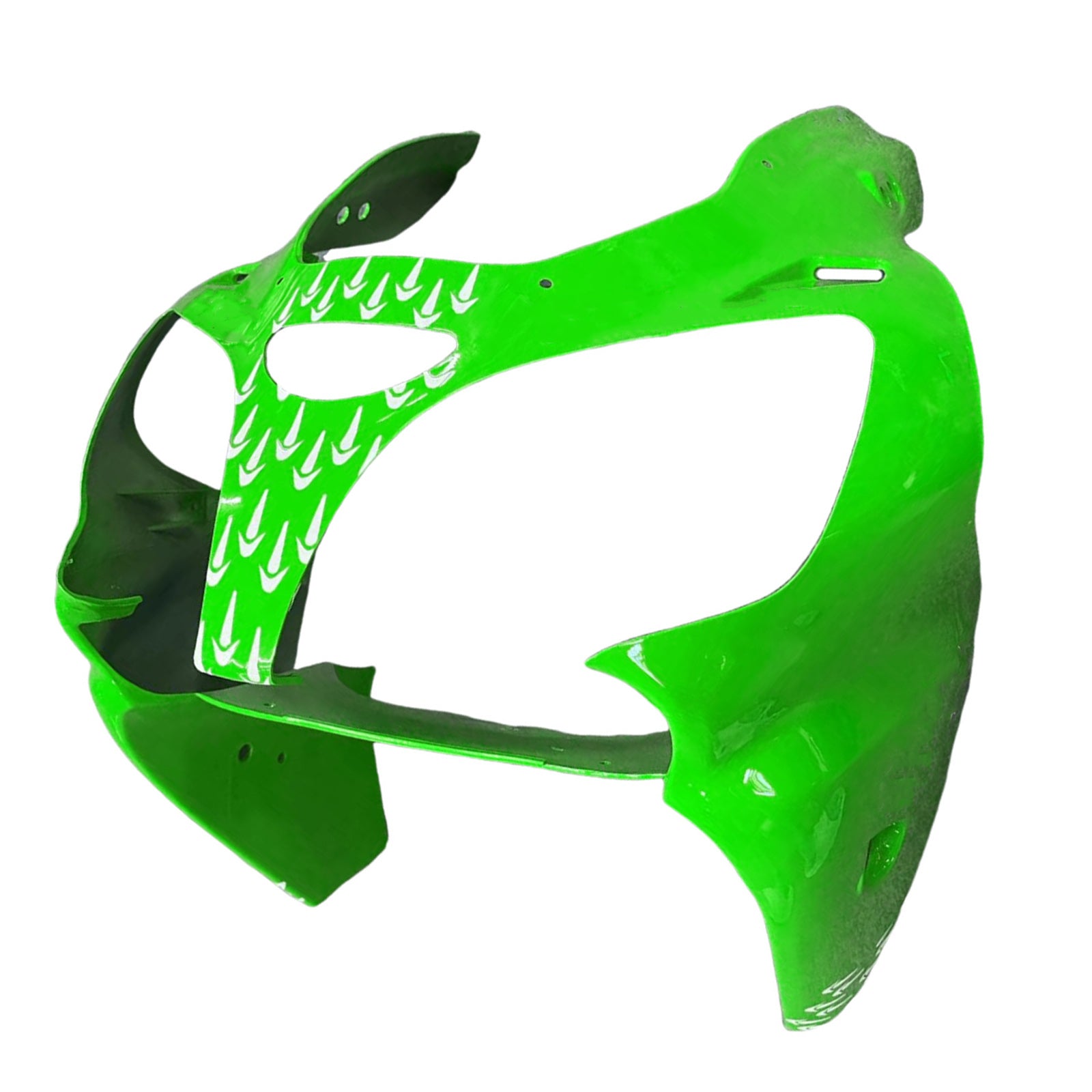 Amotopart 2000-2002 Kawasaki ZX6R 636 2005-2008 Kawasaki ZZR600 Kit de carénage vert noir