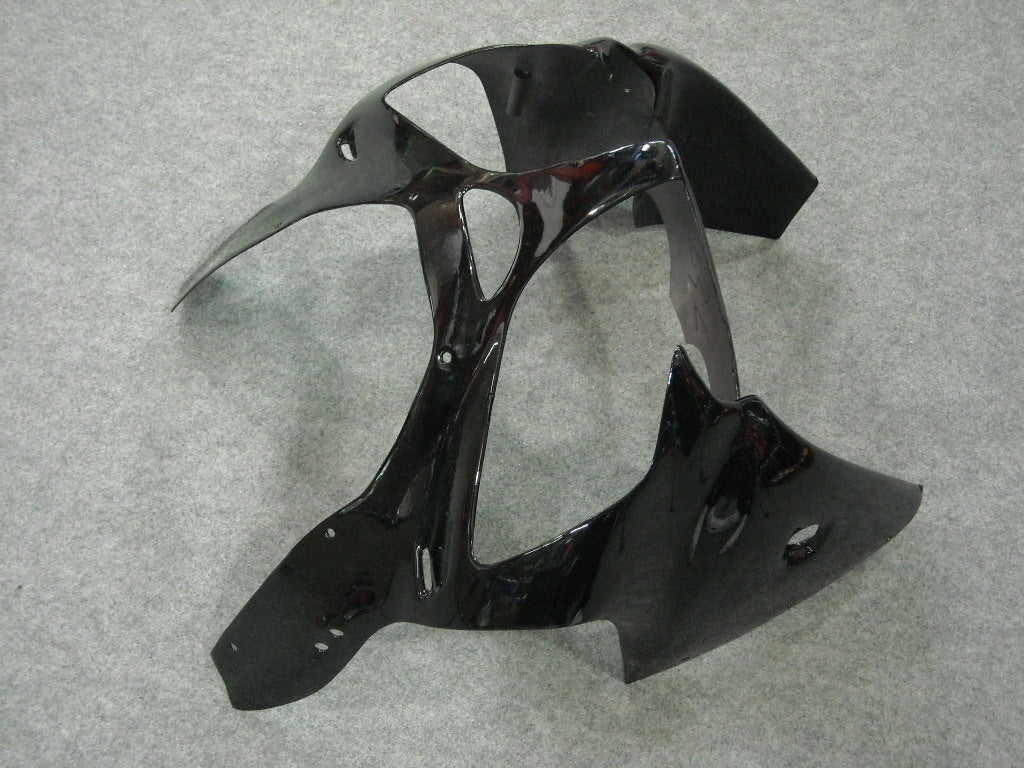 Amotopart Kawasaki 2000–2002 ZX6R 636 & 2005–2008 ZZR600 schwarzes Verkleidungsset