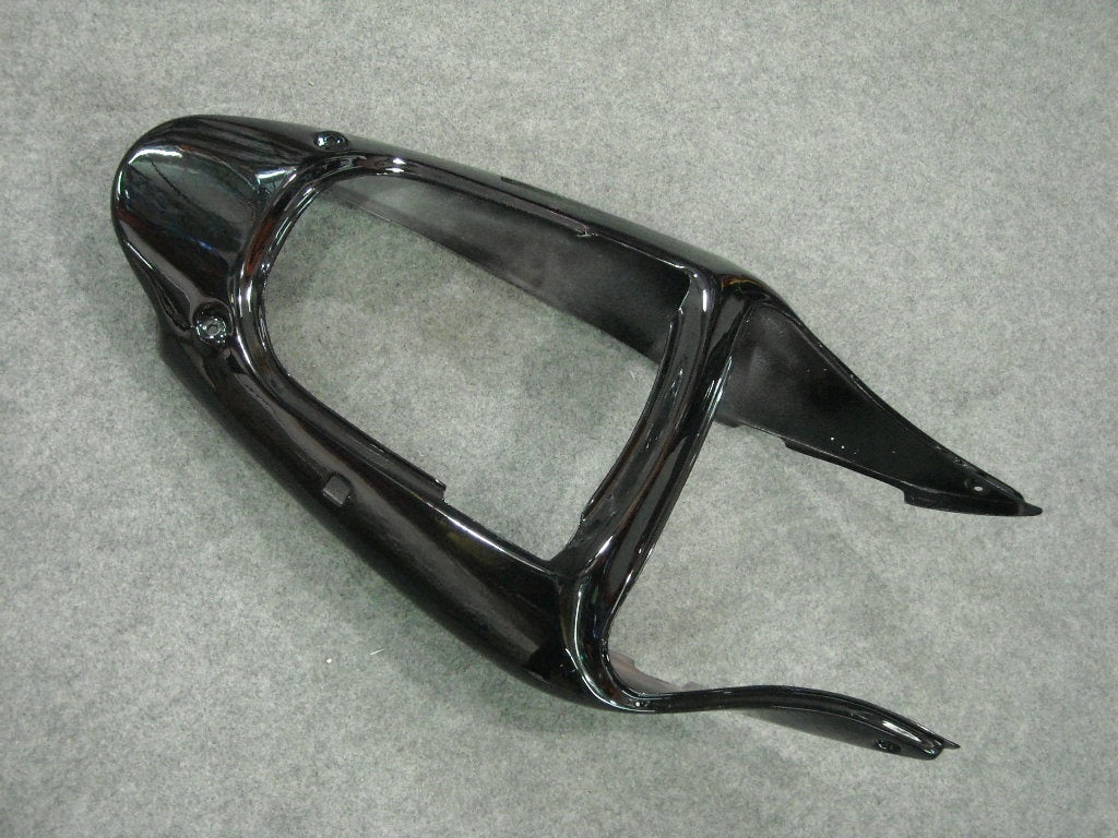 Amotopart Kawasaki 2000–2002 ZX6R 636 & 2005–2008 ZZR600 schwarzes Verkleidungsset