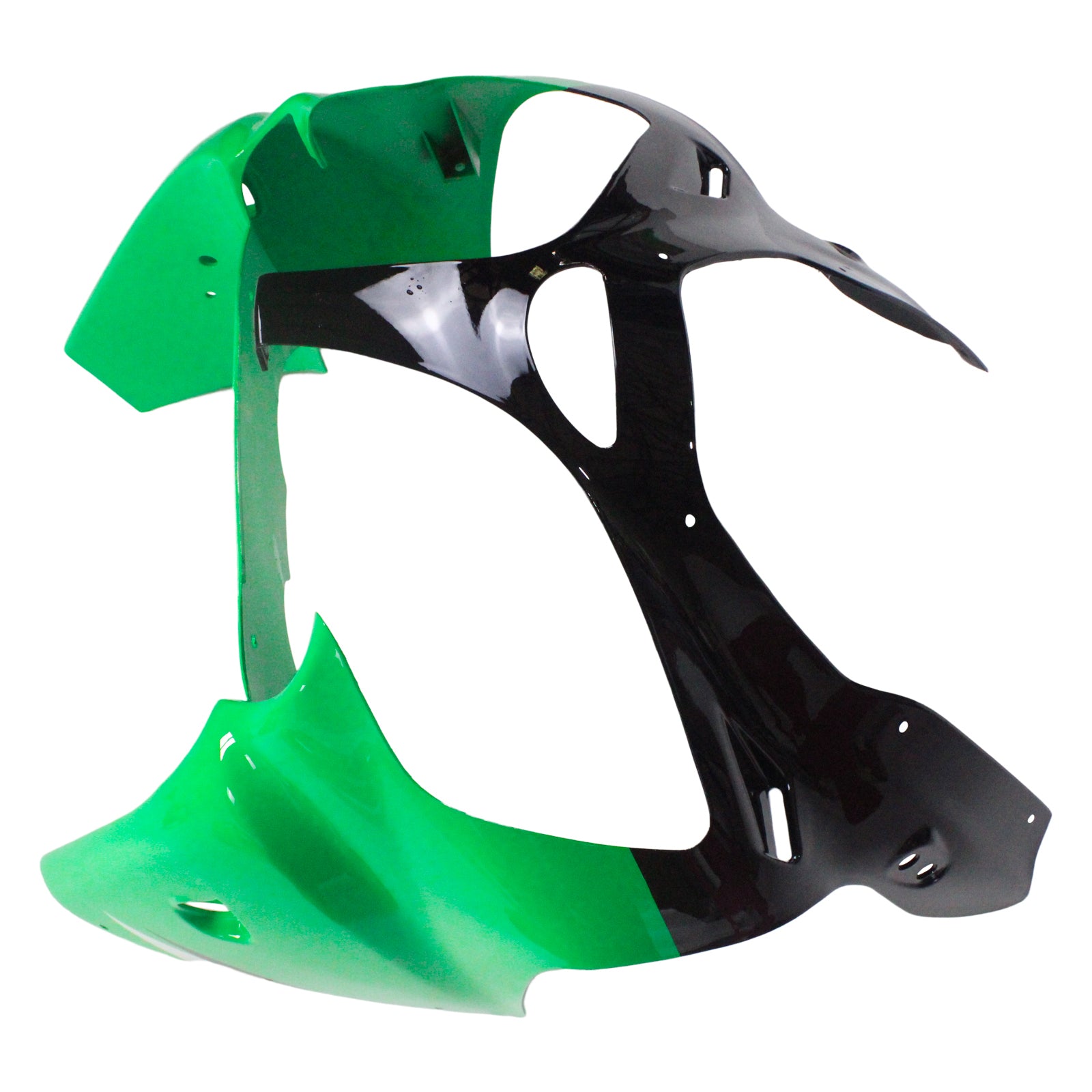 Amotopart Kawasaki 2000-2002 Zx6R 636/ZZR600 2005-2008 Fairing Green Kit