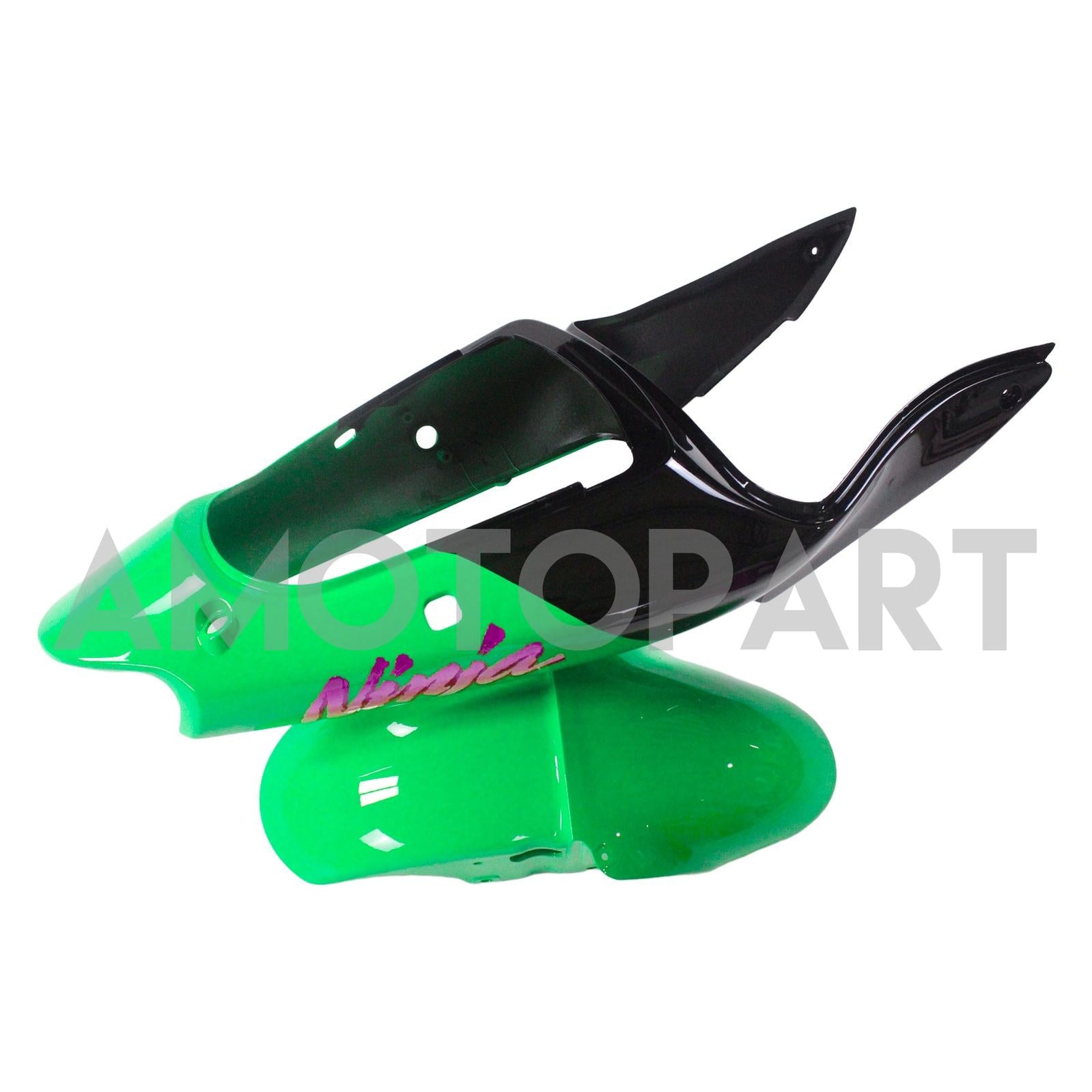 AMOTOPART KAWASAKI 2000-2002 ZX6R 636/ZZR600 2005-2008 KUNSTEN GROEN KIT