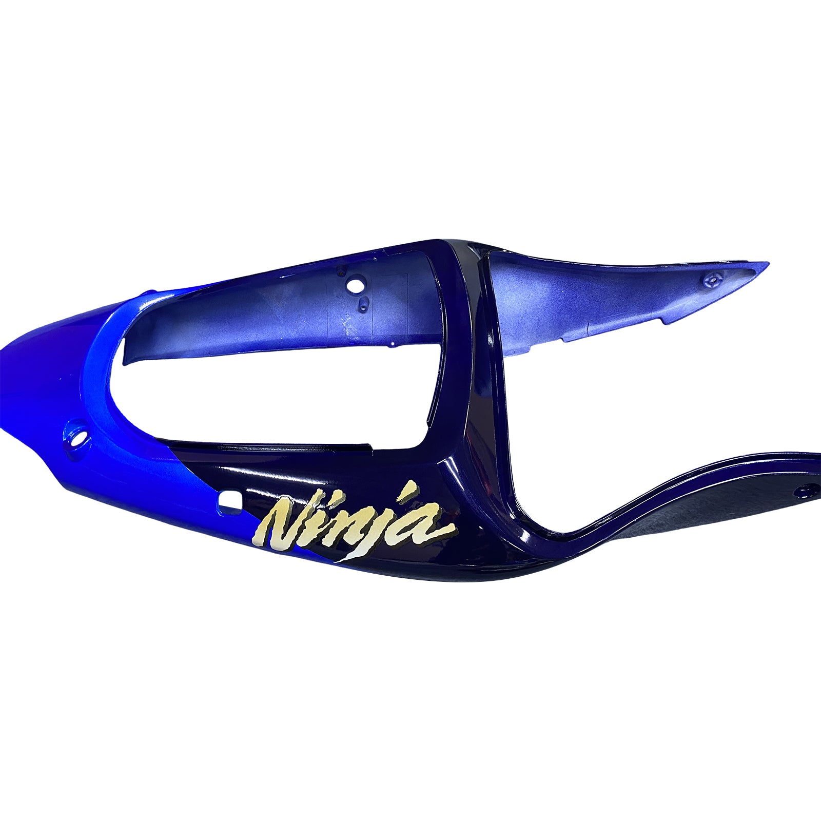 Amotopart ZX6R 636 2000-2002 ZZR600 2005-2008 Kit de carénage bleu Kawasaki