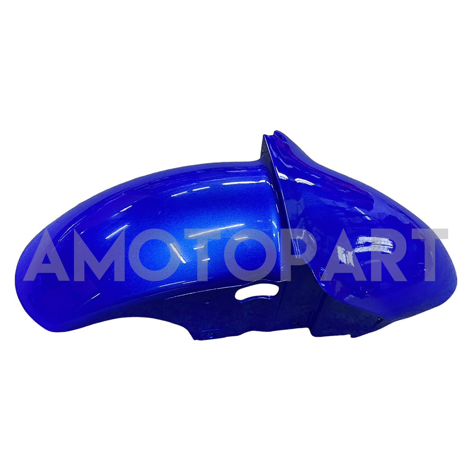 Amotopart ZX6R 636 2000-2002 ZZR600 2005-2008 Kawasaki Blue with Yellow Logo Fairing Kit
