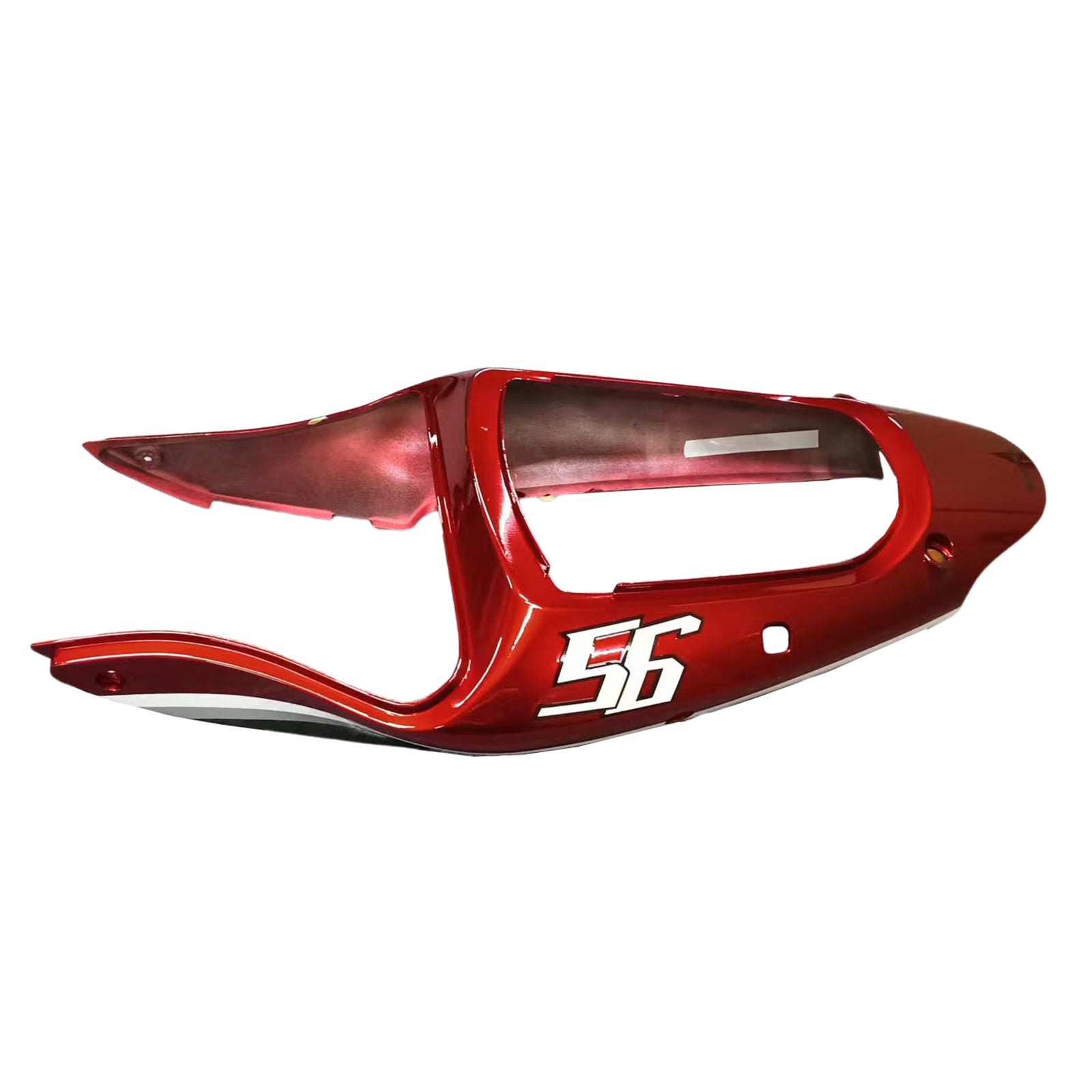 Amotopart 2000–2002 Kawasaki ZX6R 636 & Kawasaki ZZR600 (2005–2008), Rot/Schwarz & Logo Verkleidungssatz