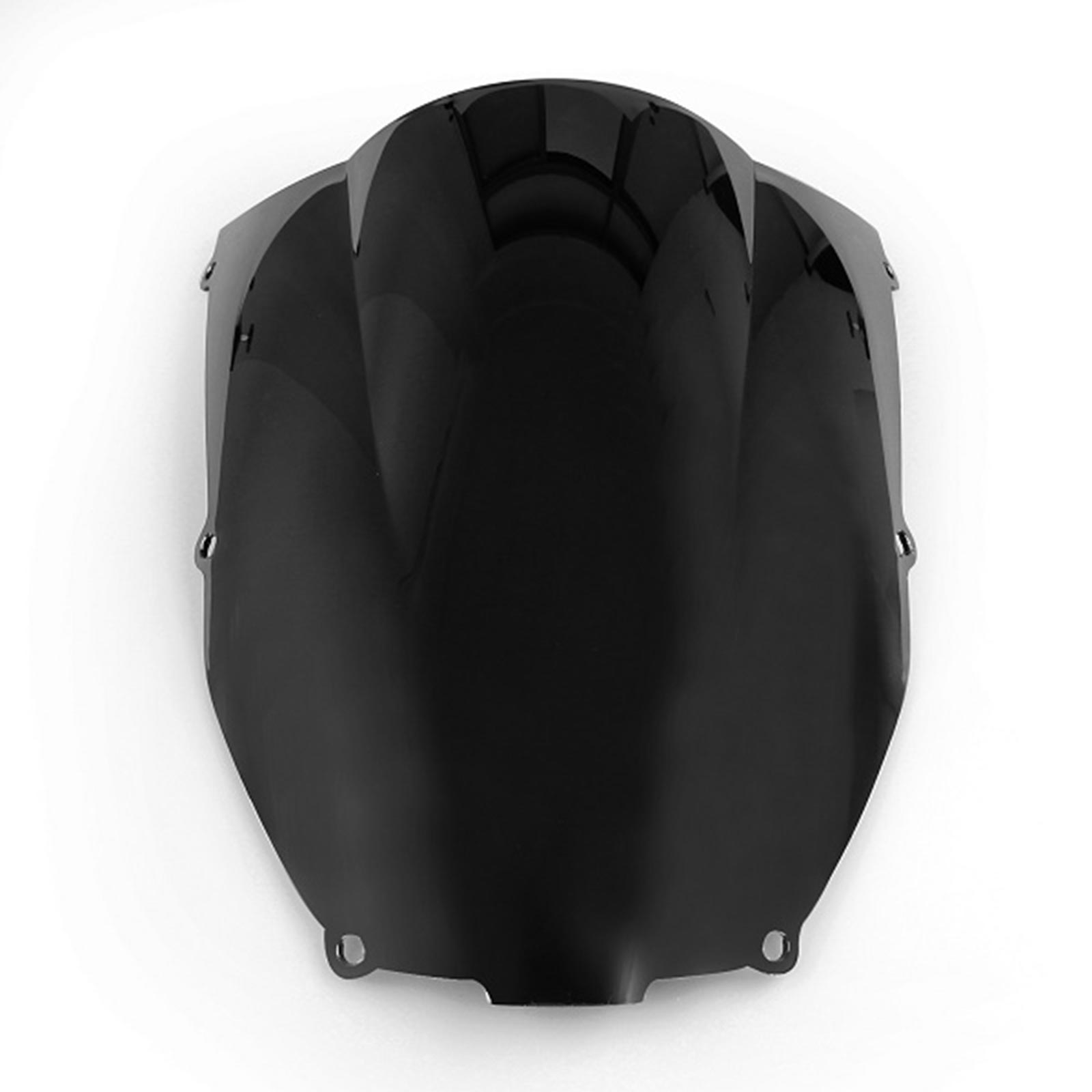 Amotopart 2000-2002 Kawasaki ZX6R 636 & 2005-2008 Kawasaki ZZR600 Black & Green Fairing Kit
