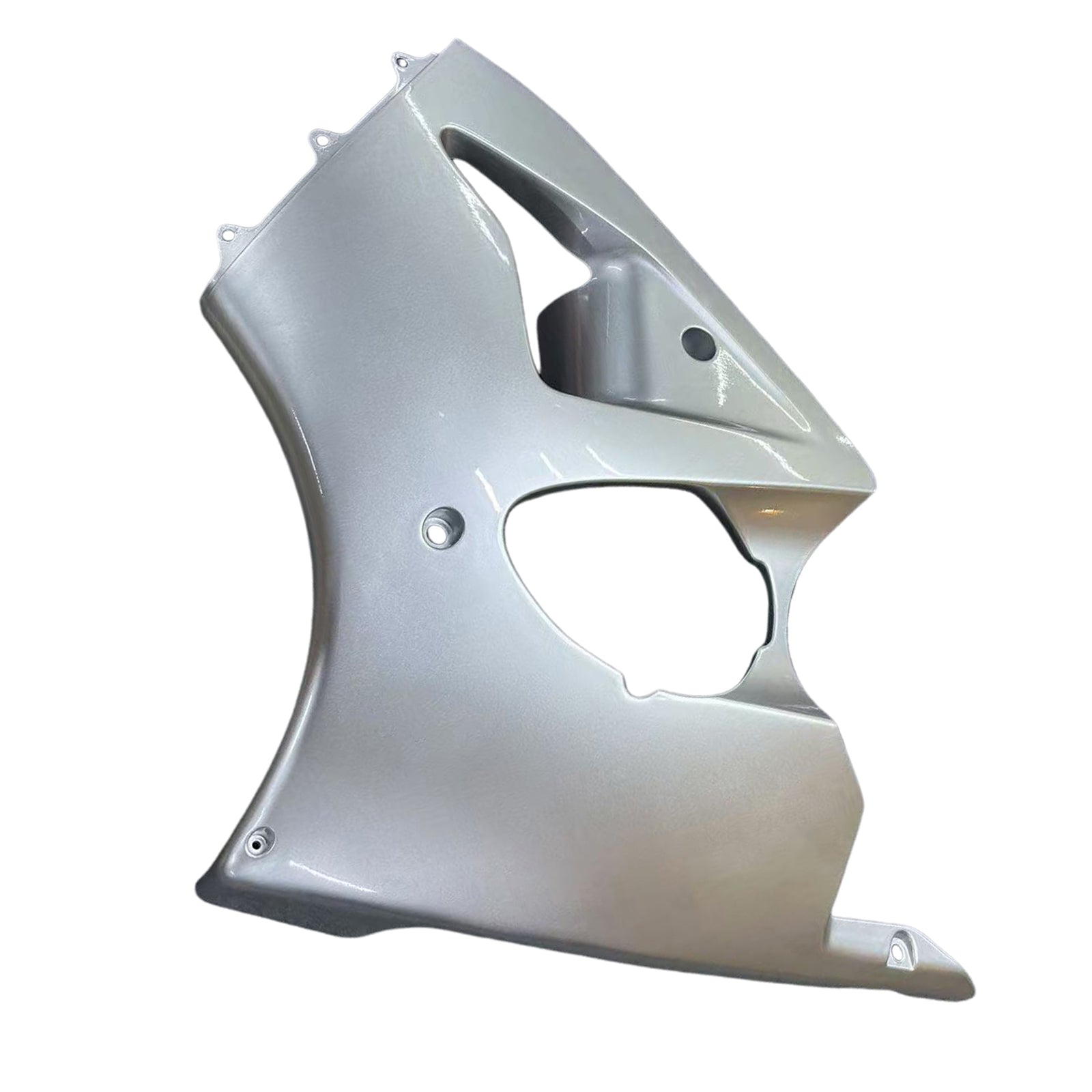 Amotopart 2000-2002 Kawasaki ZX6R 636 & 2005-2008 Kawasaki ZZR600 Silver Fairing Kit