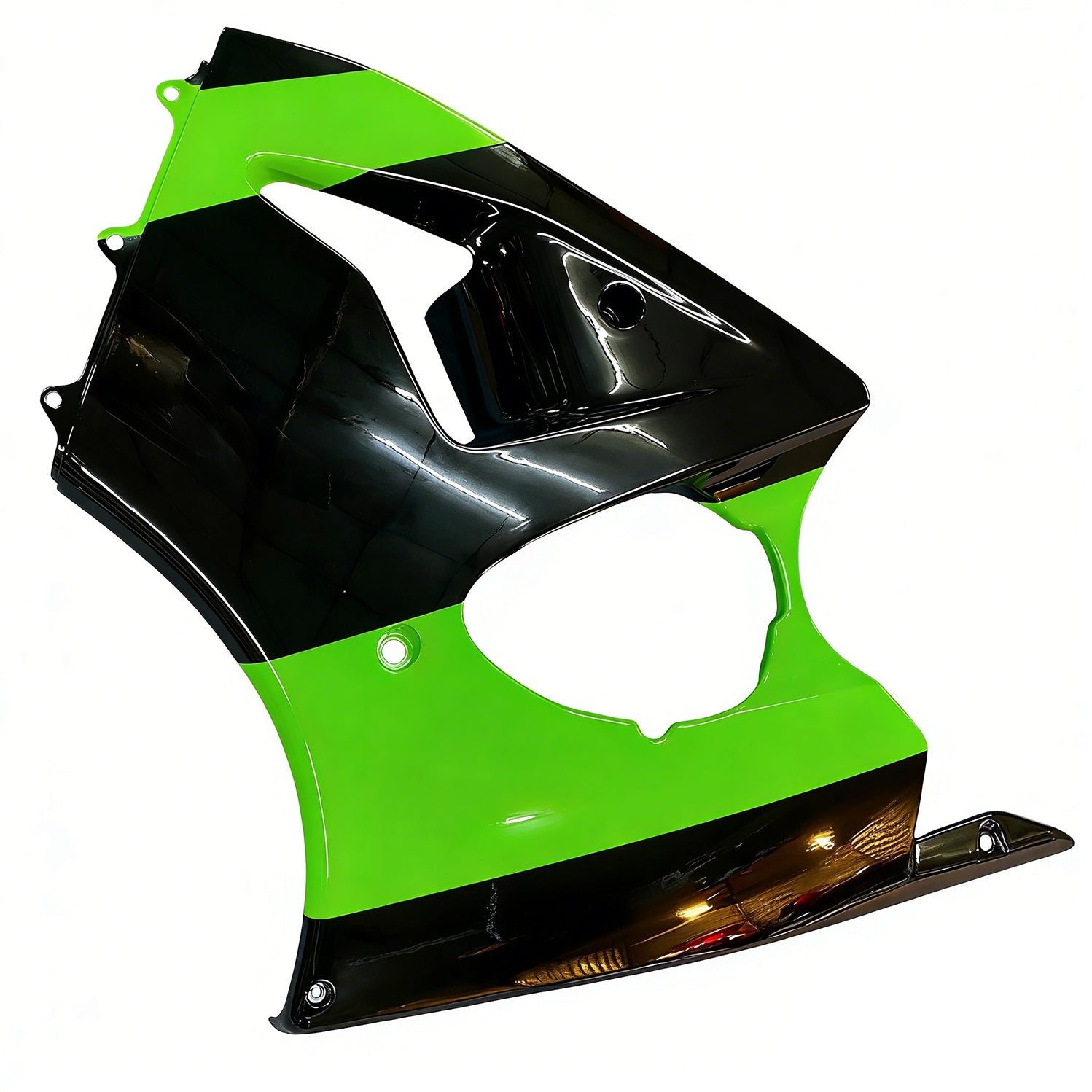Amotopart 2000-2002 Kawasaki ZX6R 636 & 2005-2008 Kawasaki ZZR600 Green Fairing Kit